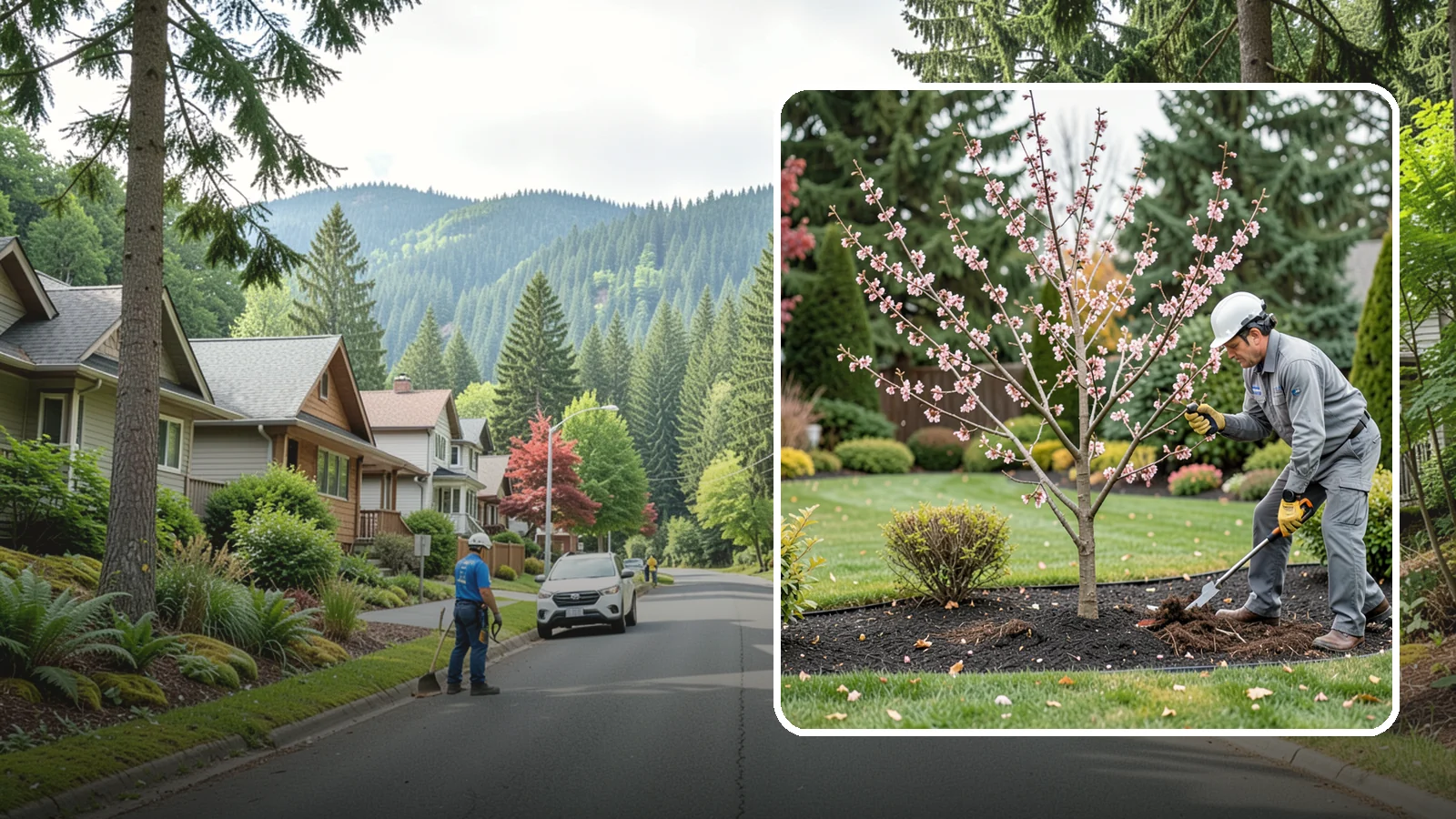 Flowering Cherry Pruning in Darrington, Snohomish County, WA - Gentle pruning for ornamental flowering cherries that protects the spring show and tree health.