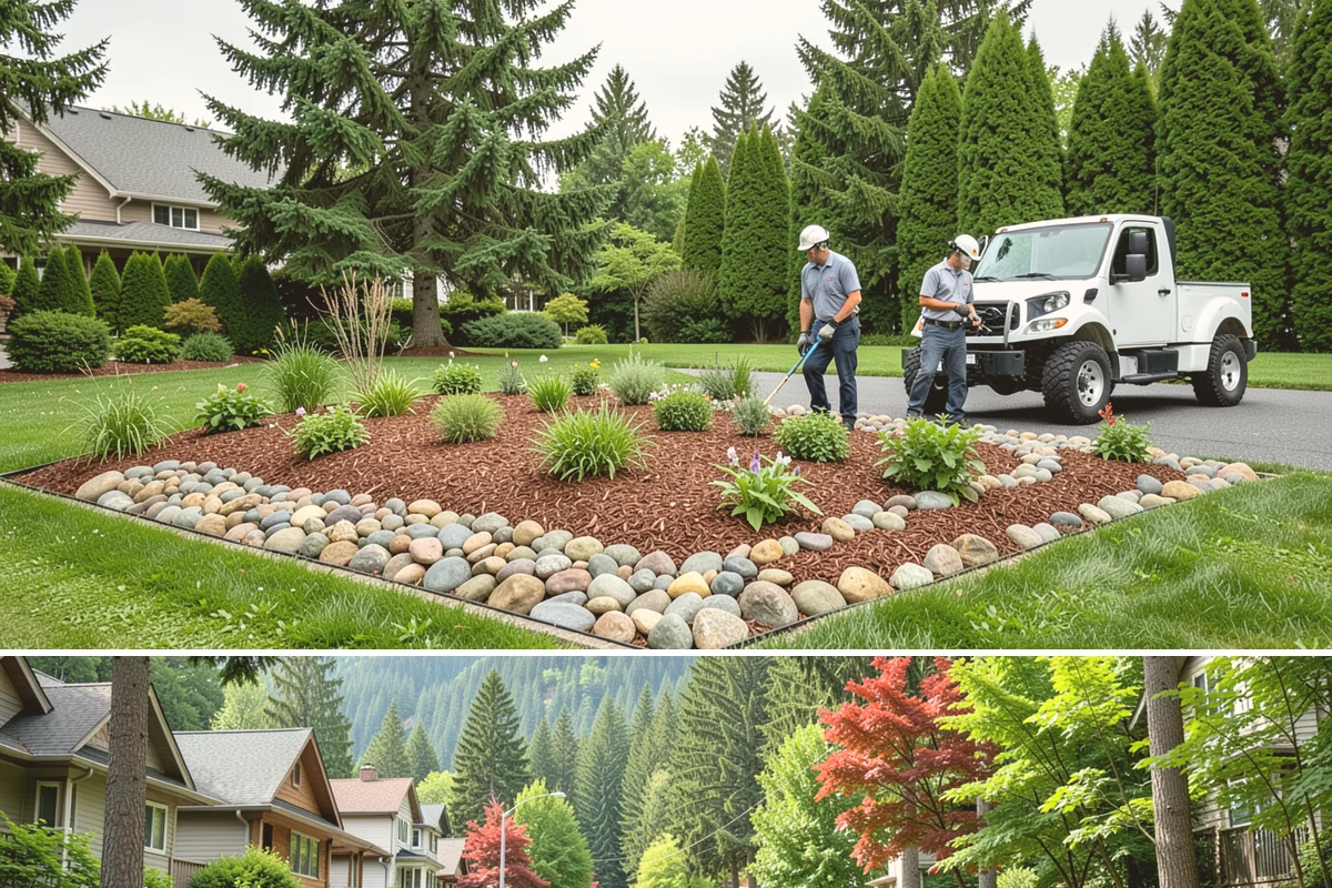 Flowering Cherry Pruning in Darrington, Snohomish County, WA - Best pruned right after flowering to protect next year's buds.