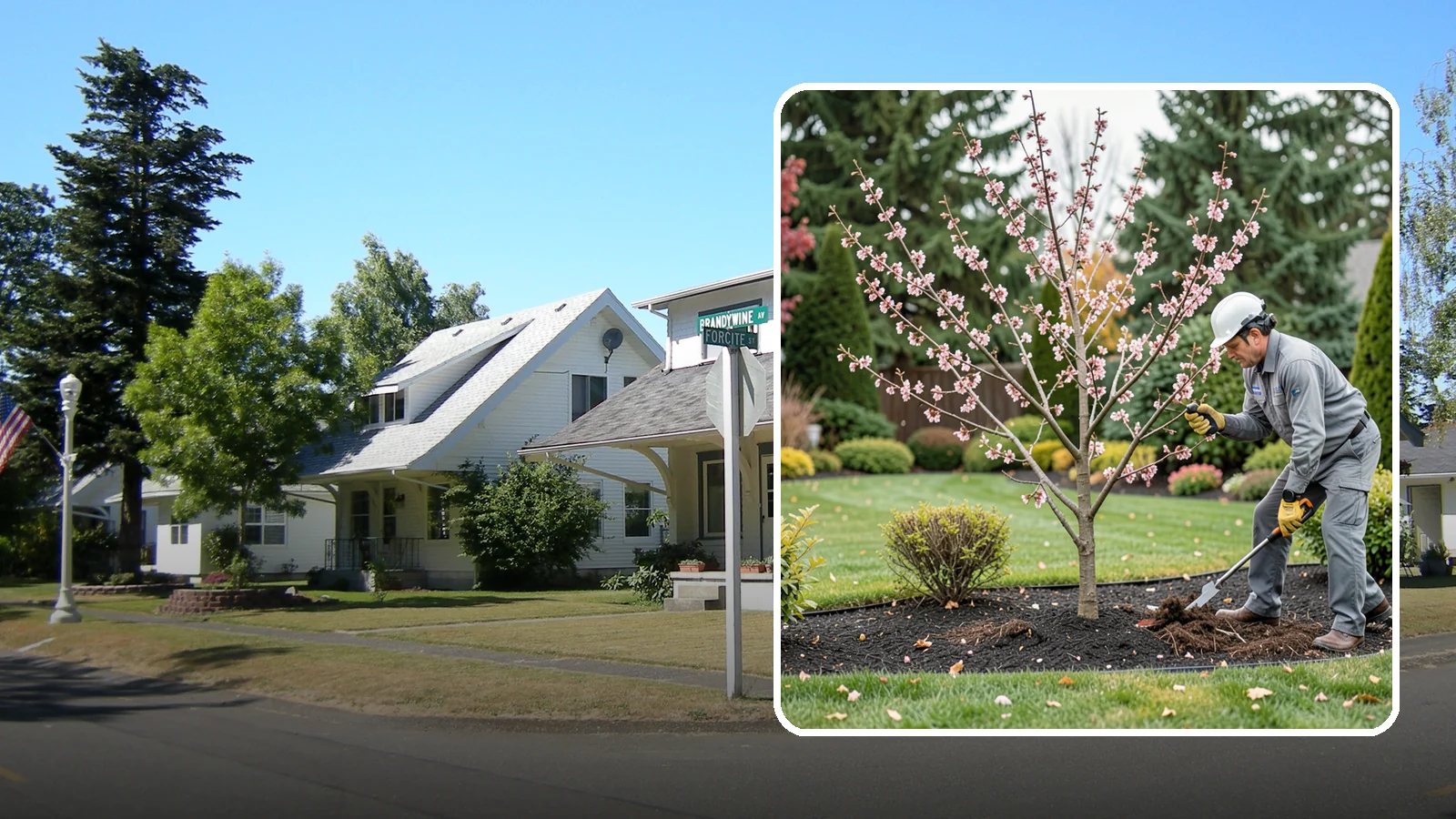 Flowering Cherry Pruning in DuPont, Pierce County, WA - Gentle pruning for ornamental flowering cherries that protects the spring show and tree health.