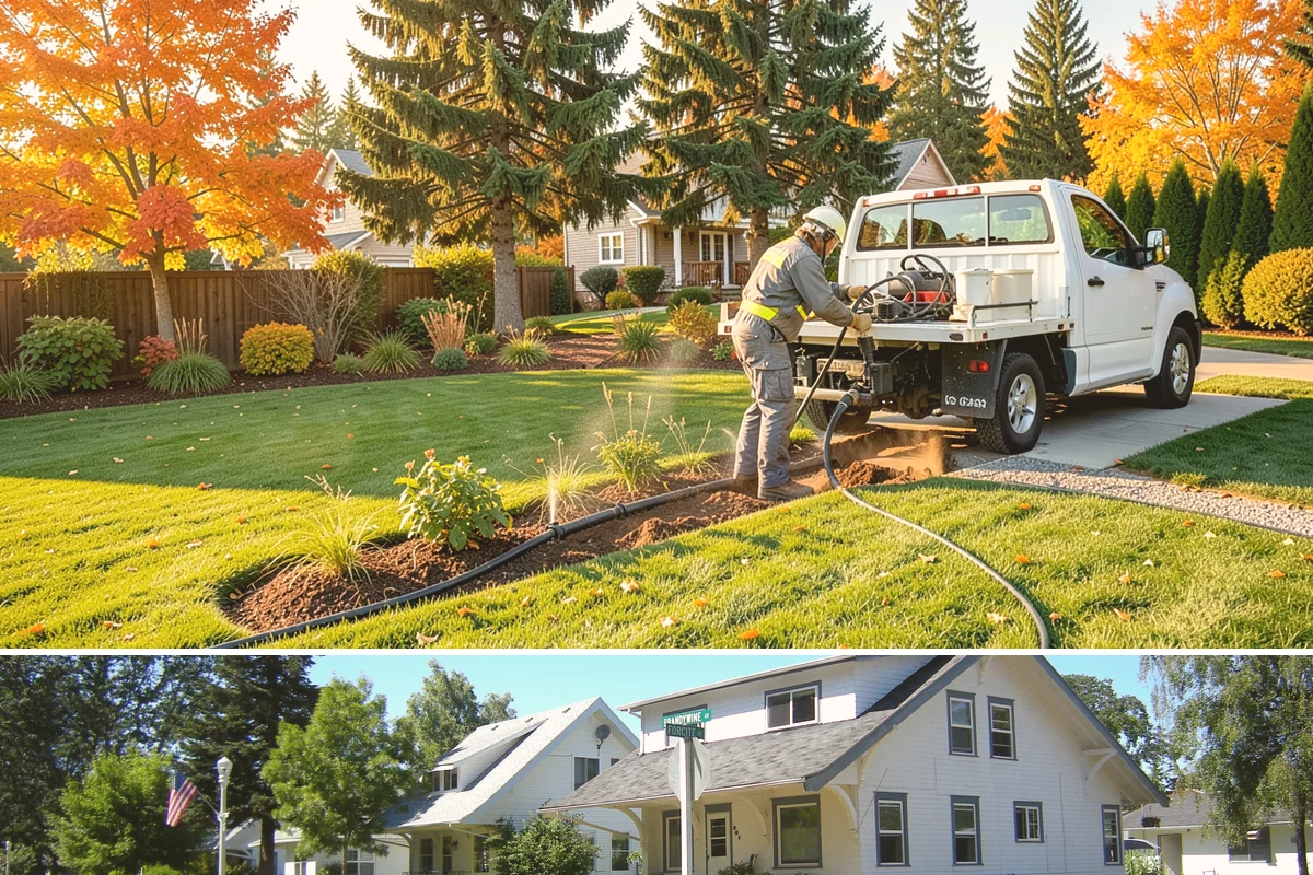 Flowering Cherry Pruning in DuPont, Pierce County, WA - Best pruned right after flowering to protect next year's buds.