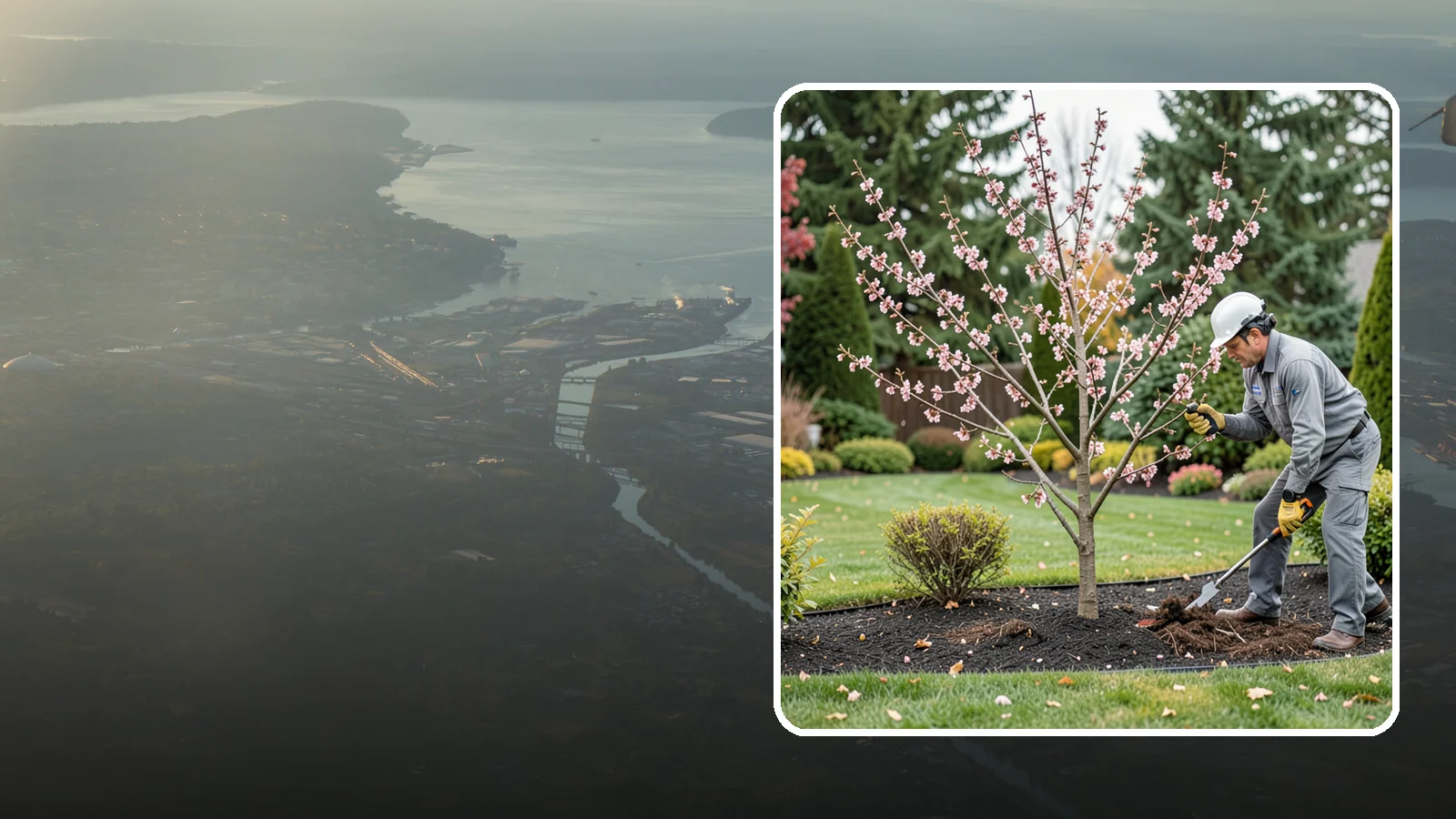 Flowering Cherry Pruning in Fife, Pierce County, WA - Gentle pruning for ornamental flowering cherries that protects the spring show and tree health.