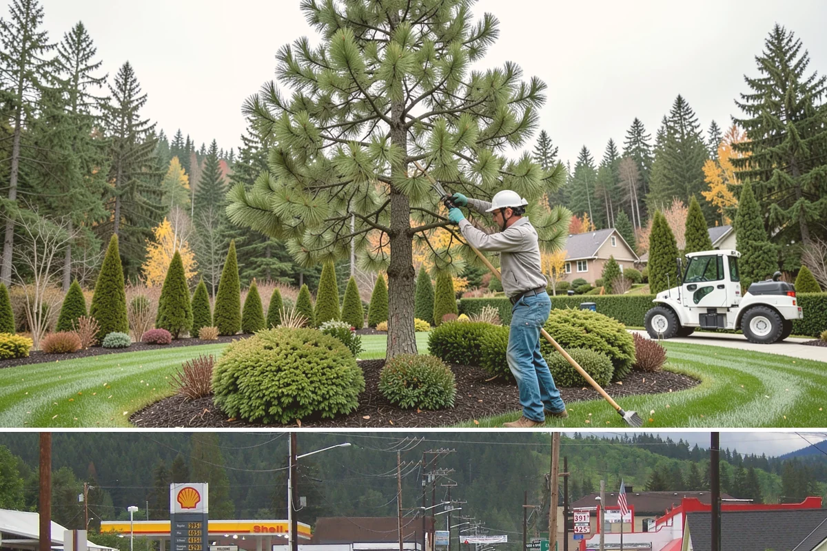 Flowering Cherry Pruning in Granite Falls, Snohomish County, WA - Best pruned right after flowering to protect next year's buds.
