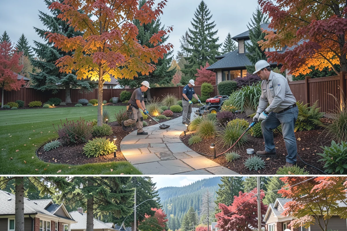 Flowering Cherry Pruning in Hunts Point, King County, WA - Best pruned right after flowering to protect next year's buds.