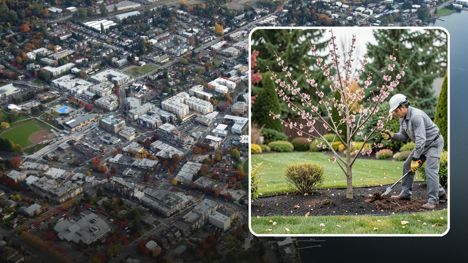 Flowering Cherry Pruning in Kirkland, King County, WA - Gentle pruning for ornamental flowering cherries that protects the spring show and tree health.