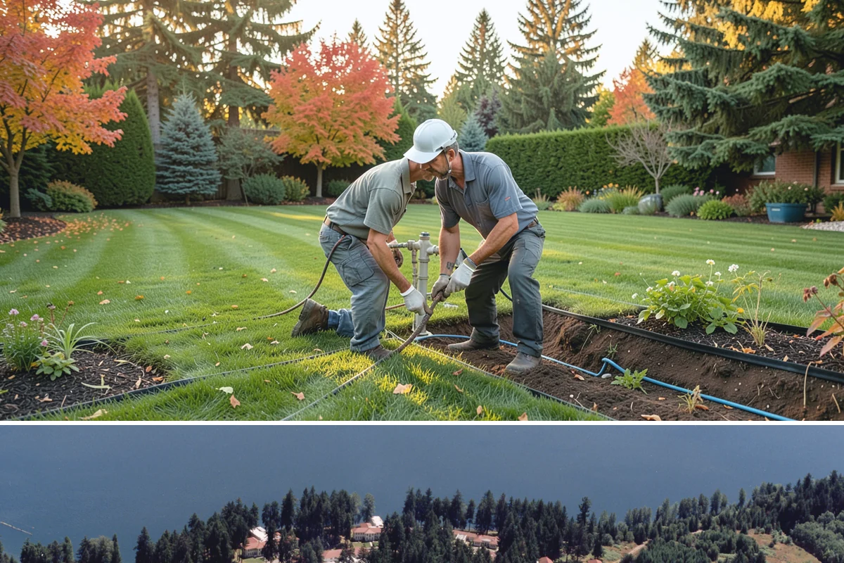 Flowering Cherry Pruning in Lakewood, Pierce County, WA - Best pruned right after flowering to protect next year's buds.