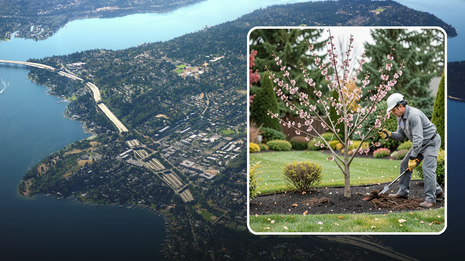 Flowering Cherry Pruning in Mercer Island, King County, WA - Gentle pruning for ornamental flowering cherries that protects the spring show and tree health.