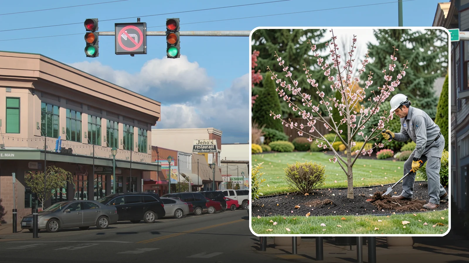 Flowering Cherry Pruning in Monroe, Snohomish County, WA - Gentle pruning for ornamental flowering cherries that protects the spring show and tree health.