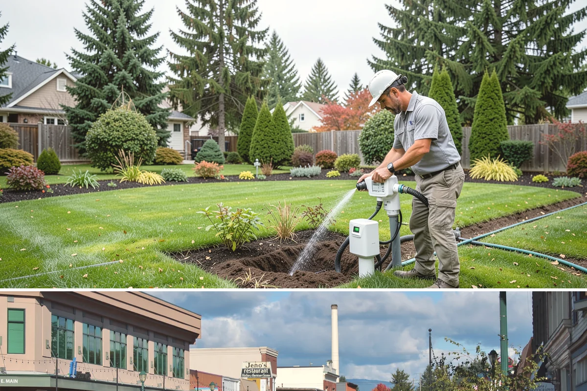Flowering Cherry Pruning in Monroe, Snohomish County, WA - Best pruned right after flowering to protect next year's buds.