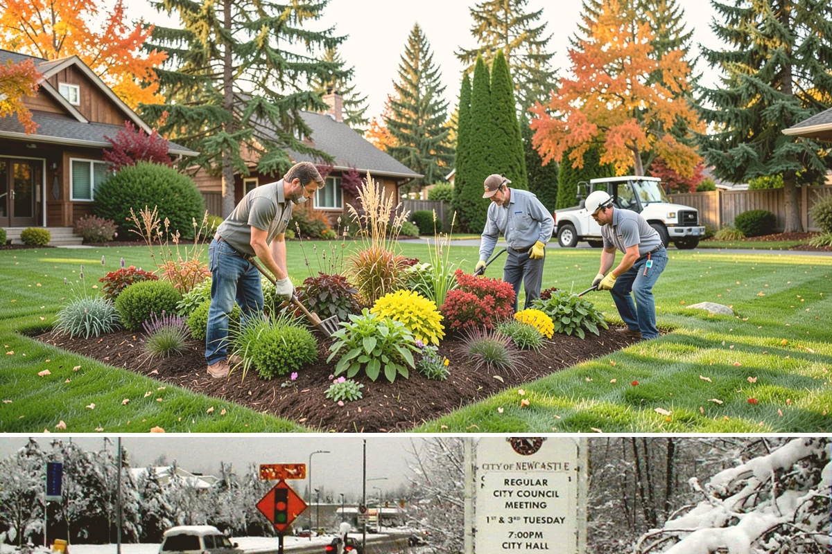 Flowering Cherry Pruning in Newcastle, King County, WA - Best pruned right after flowering to protect next year's buds.