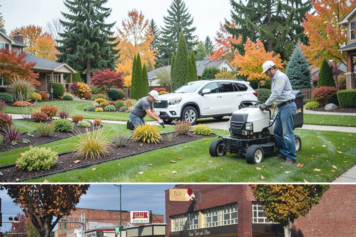 Flowering Cherry Pruning in Puyallup, Pierce County, WA - Best pruned right after flowering to protect next year's buds.