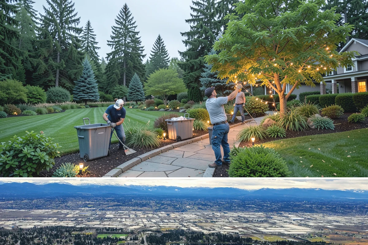 Flowering Cherry Pruning in SeaTac, King County, WA - Best pruned right after flowering to protect next year's buds.