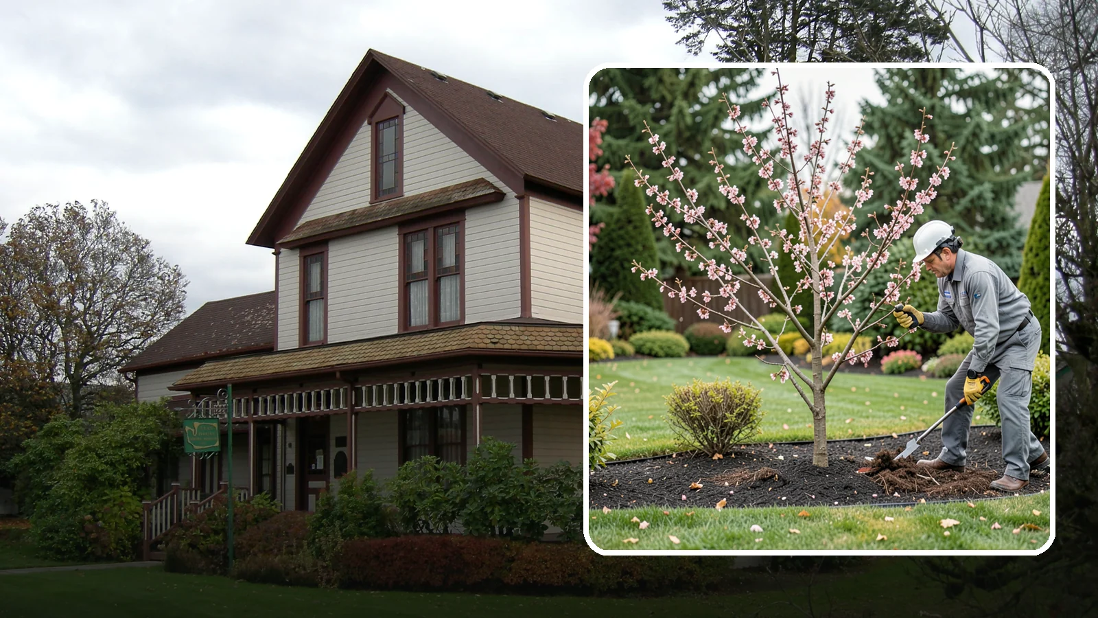 Flowering Cherry Pruning in Sumner, Pierce County, WA - Gentle pruning for ornamental flowering cherries that protects the spring show and tree health.
