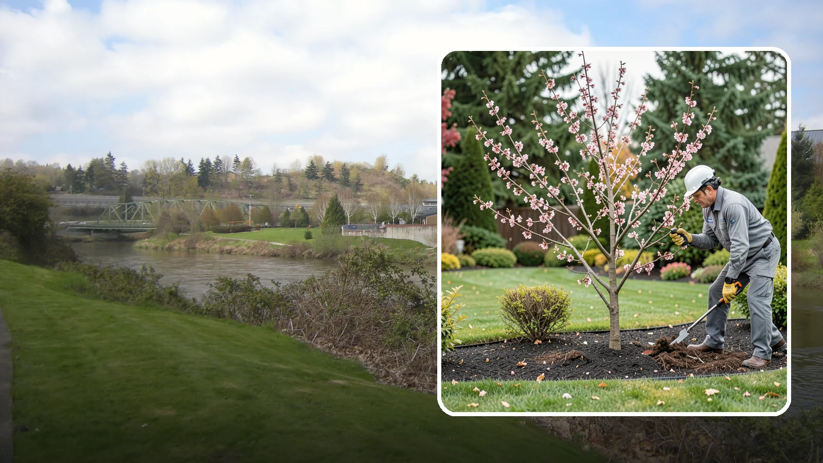 Flowering Cherry Pruning in Tukwila, King County, WA - Gentle pruning for ornamental flowering cherries that protects the spring show and tree health.