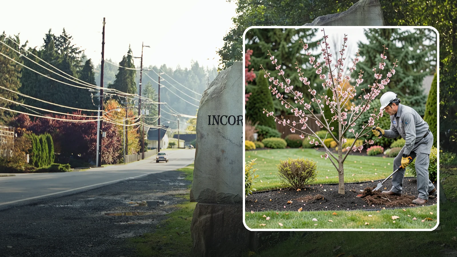Flowering Cherry Pruning in Wilkeson, Pierce County, WA - Gentle pruning for ornamental flowering cherries that protects the spring show and tree health.