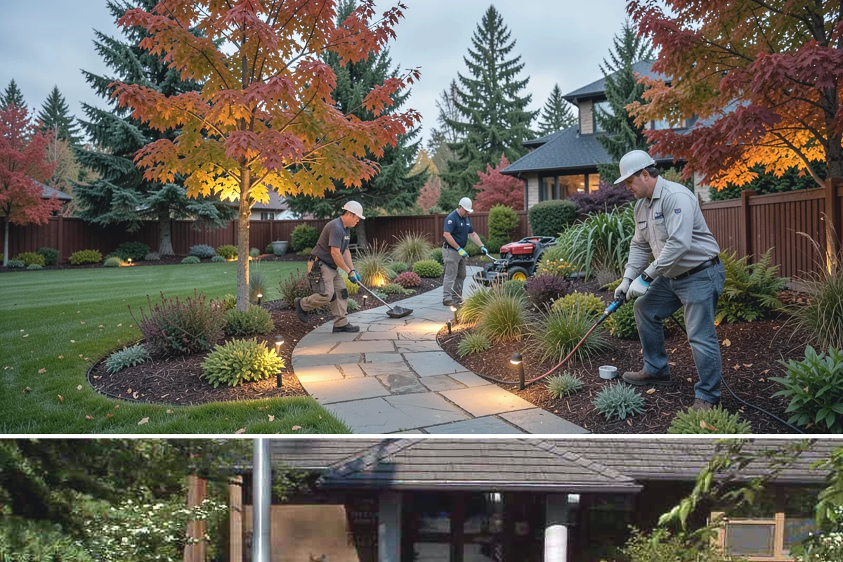Flowering Cherry Pruning in Yarrow Point, King County, WA - Best pruned right after flowering to protect next year's buds.