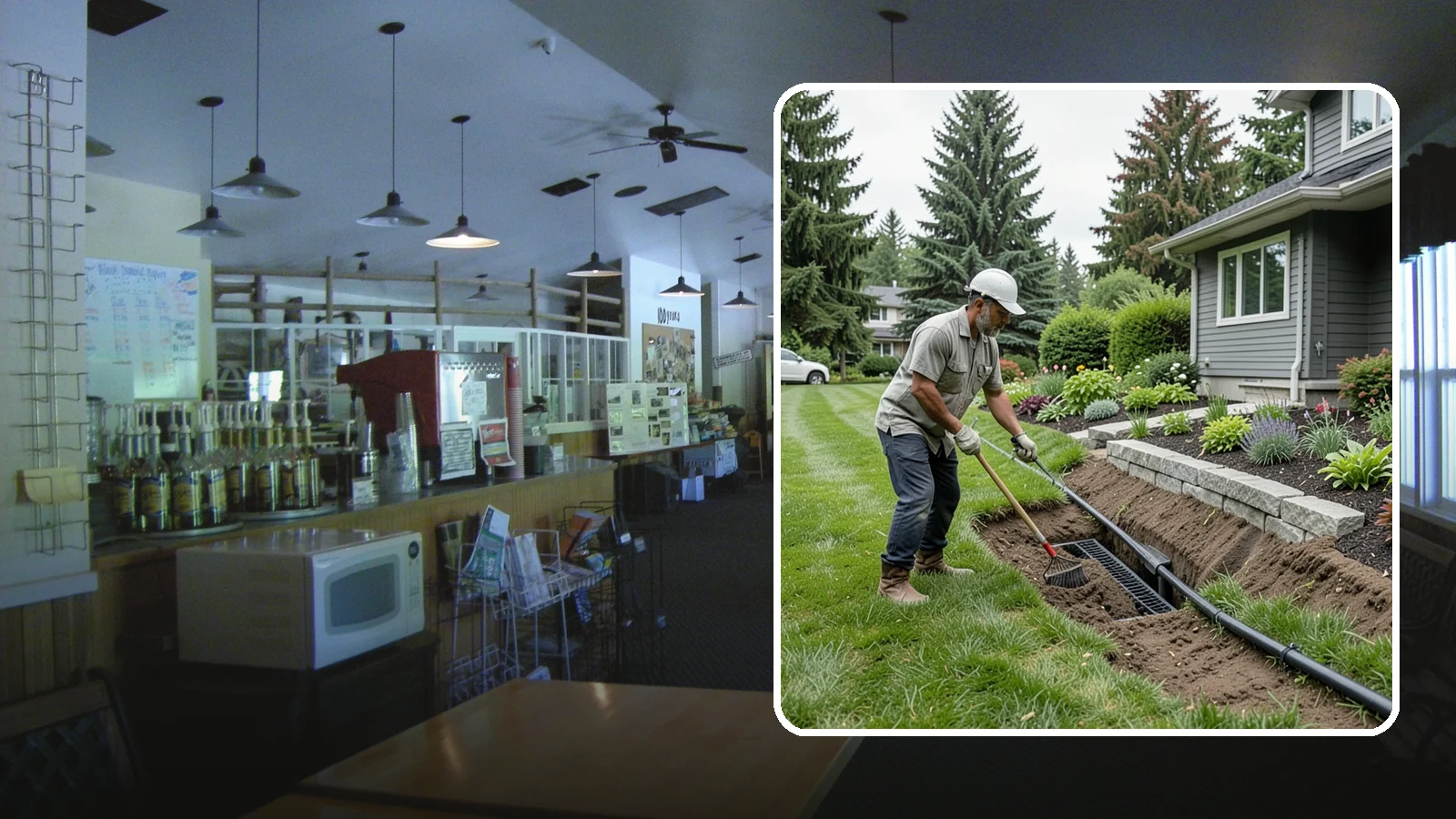 Footing Drain Installation in Black Diamond, King County, WA - We install perimeter footing drains around your foundation to collect subsurface water and keep it away from basement and...