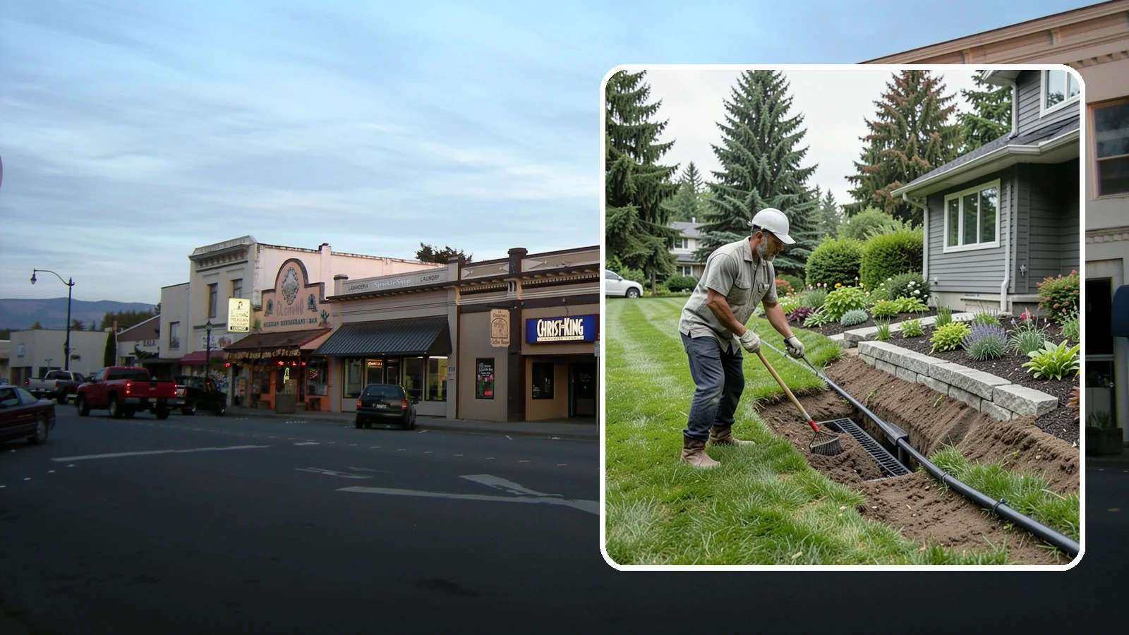 Footing Drain Installation in Burlington, Skagit County, WA - We install perimeter footing drains around your foundation to collect subsurface water and keep it away from basement and...