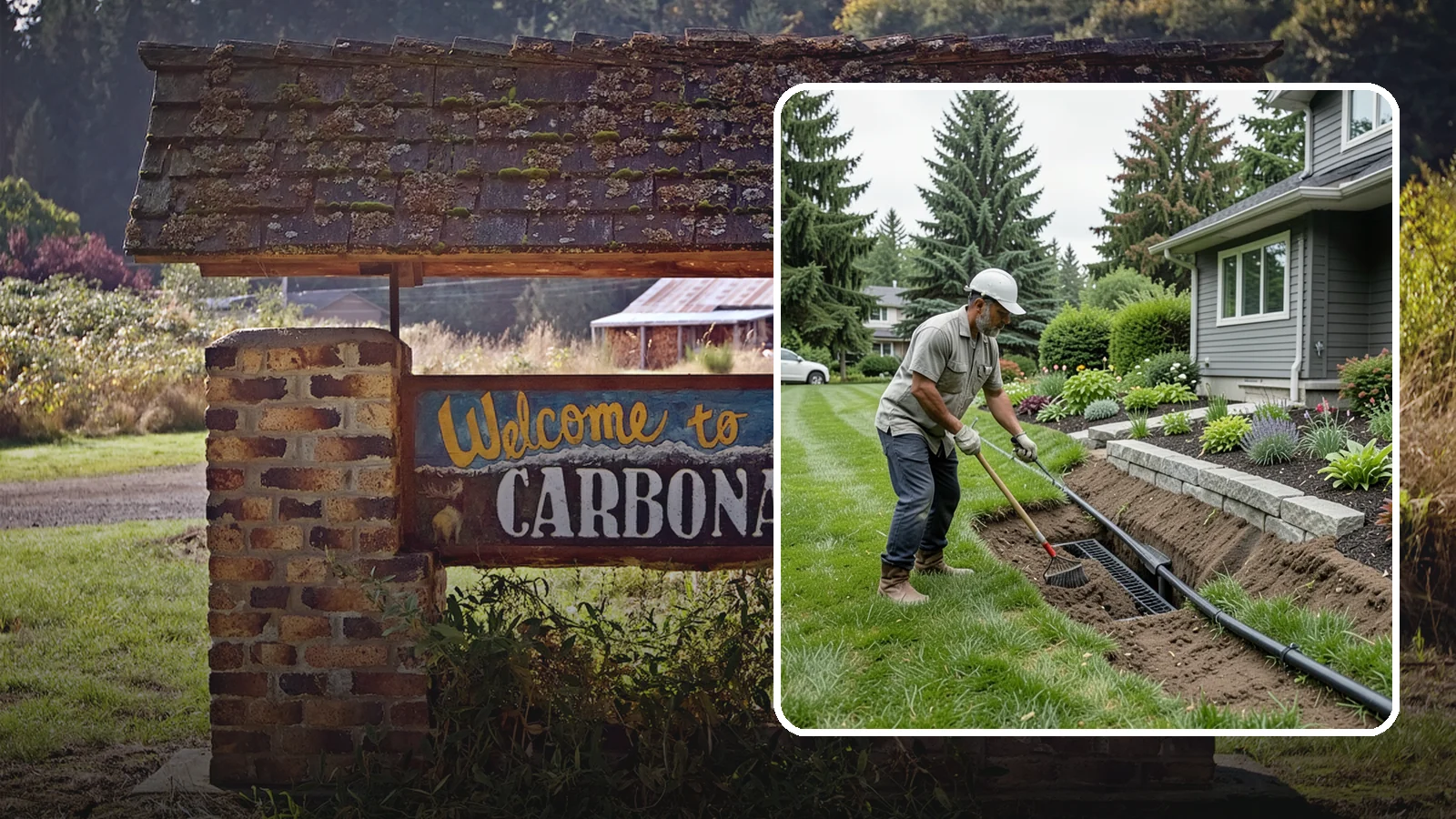 Footing Drain Installation in Carbonado, Pierce County, WA - We install perimeter footing drains around your foundation to collect subsurface water and keep it away from basement and...