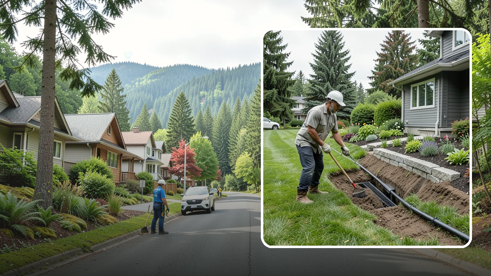 Footing Drain Installation in Darrington, Snohomish County, WA - We install perimeter footing drains around your foundation to collect subsurface water and keep it away from basement and...