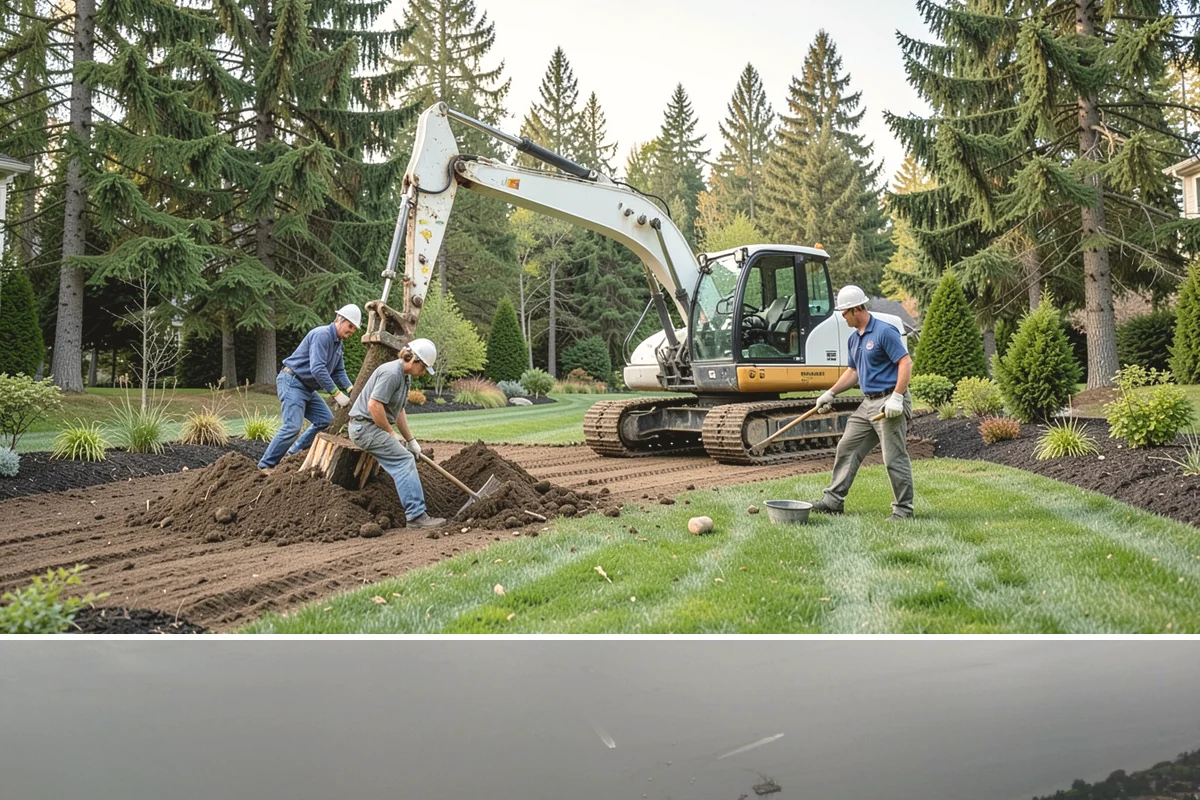 Footing Drain Installation in Des Moines, King County, WA - Best scheduled in the drier summer season when deep foundation excavation stays stable and the work zone remains workable.