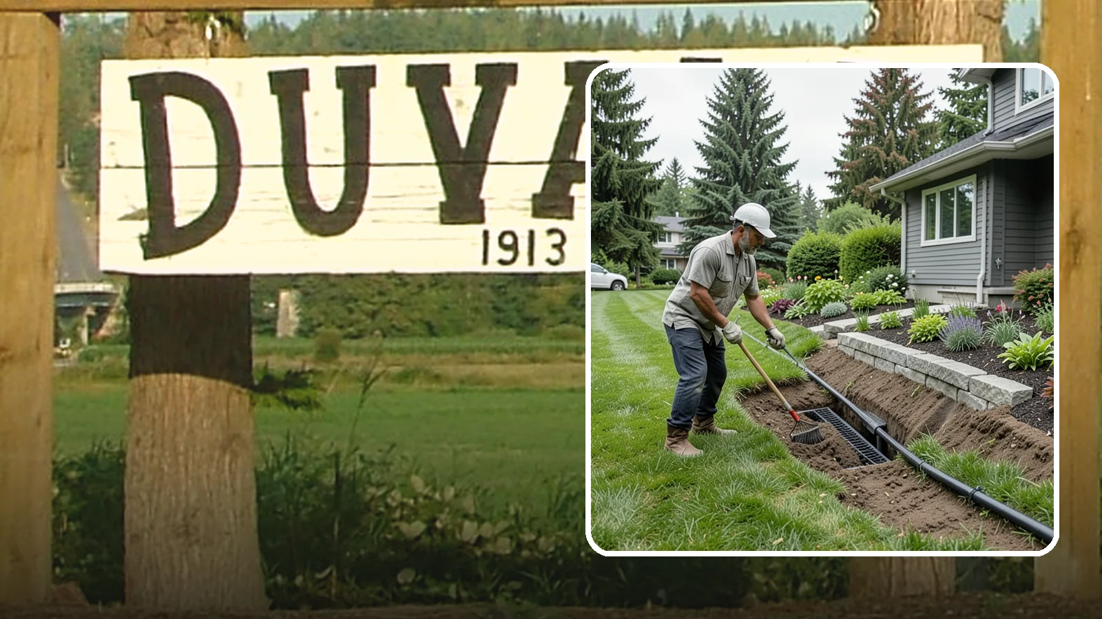 Footing Drain Installation in Duvall, King County, WA - We install perimeter footing drains around your foundation to collect subsurface water and keep it away from basement and...