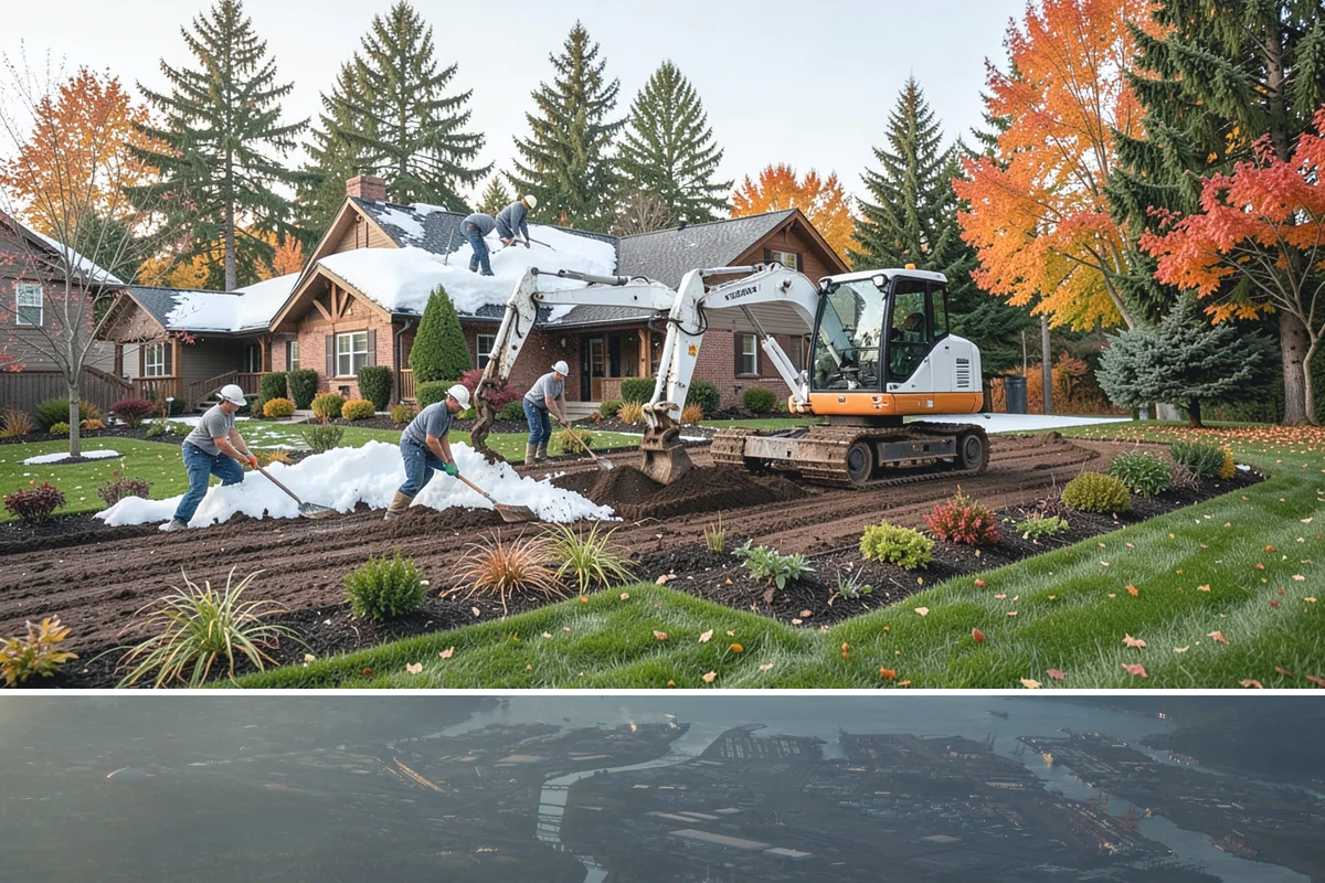 Footing Drain Installation in Fife, Pierce County, WA - Best scheduled in the drier summer season when deep foundation excavation stays stable and the work zone remains workable.
