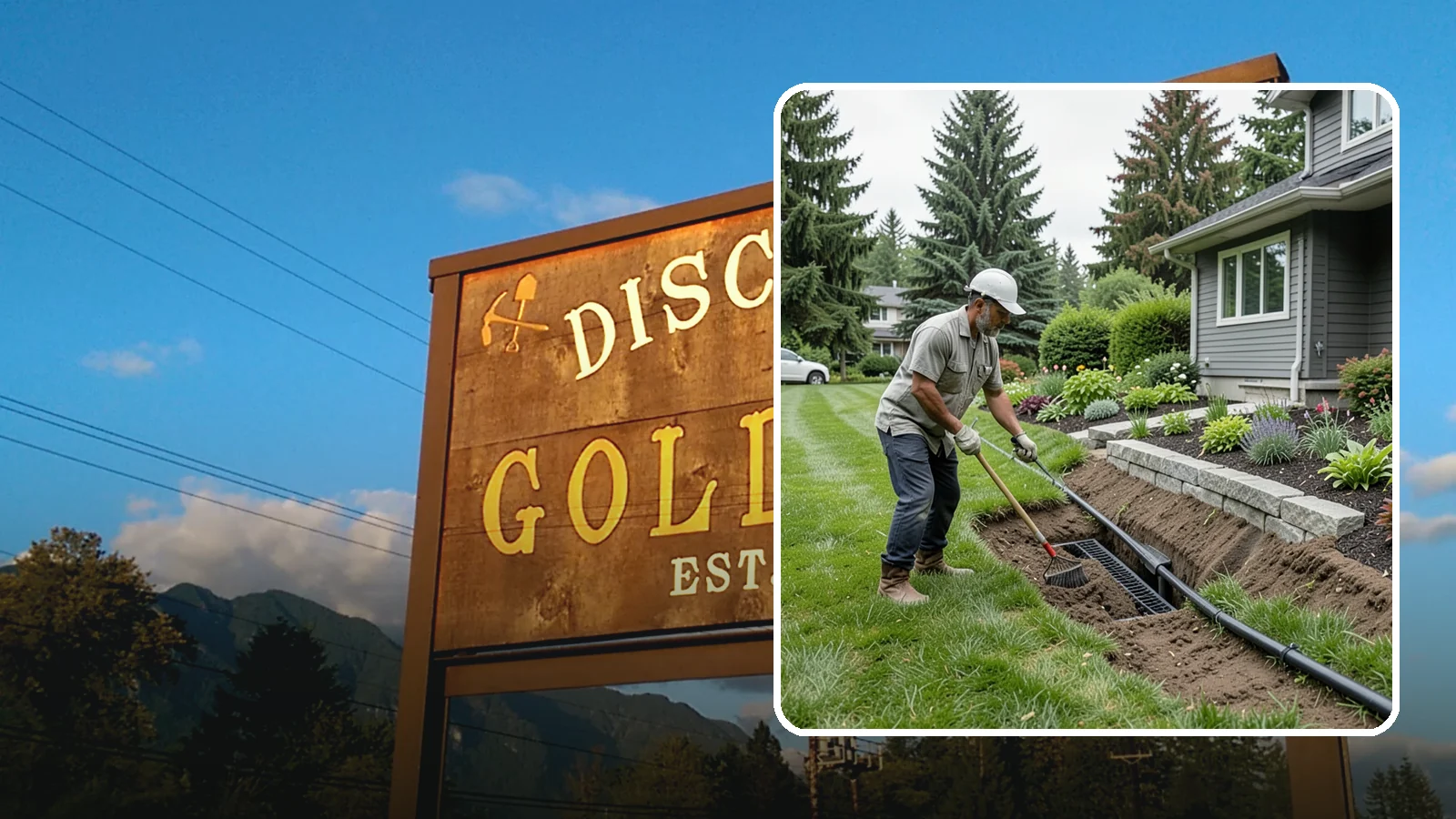 Footing Drain Installation in Gold Bar, Snohomish County, WA - We install perimeter footing drains around your foundation to collect subsurface water and keep it away from basement and...