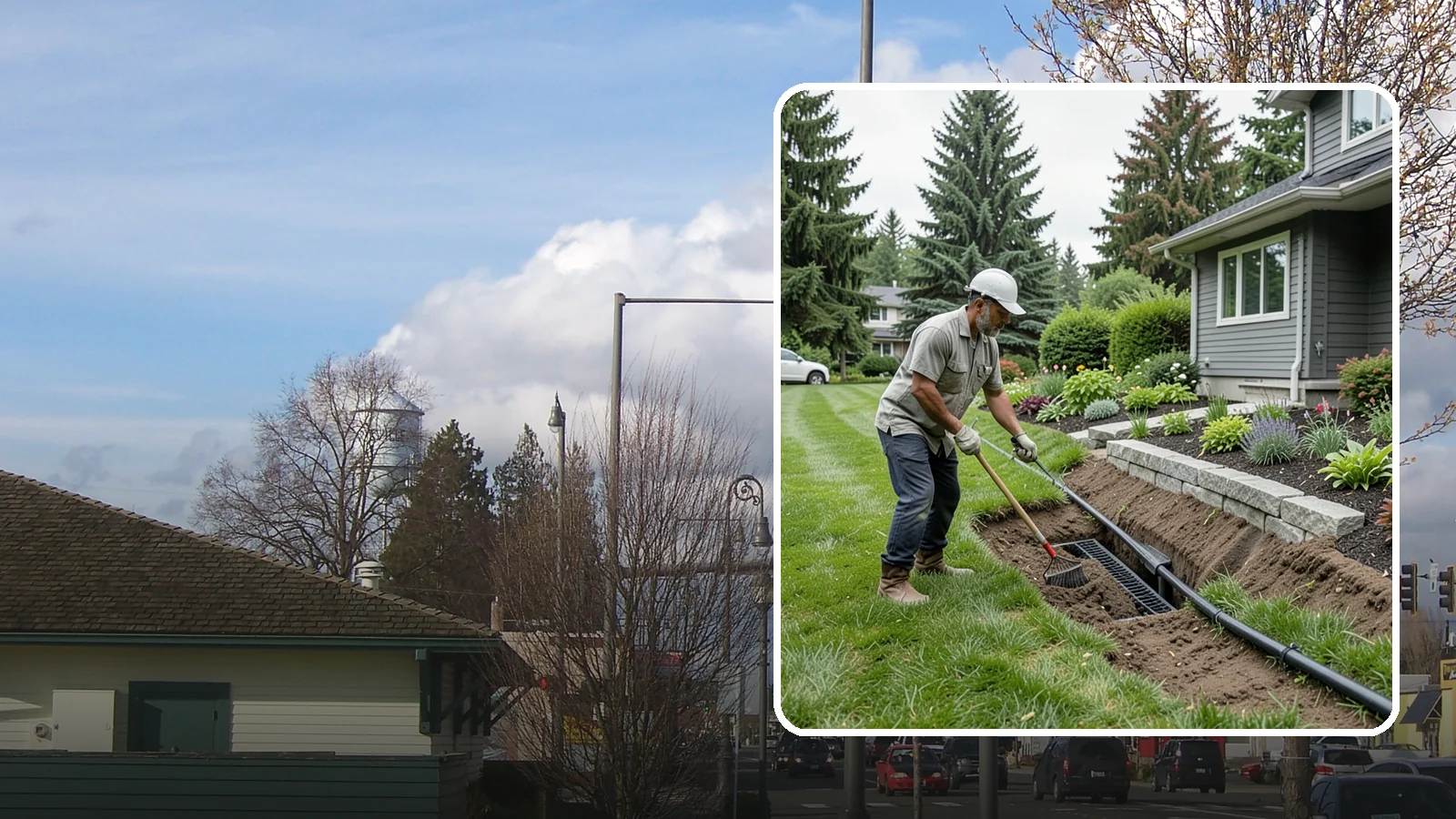 Footing Drain Installation in Marysville, Snohomish County, WA - We install perimeter footing drains around your foundation to collect subsurface water and keep it away from basement and...