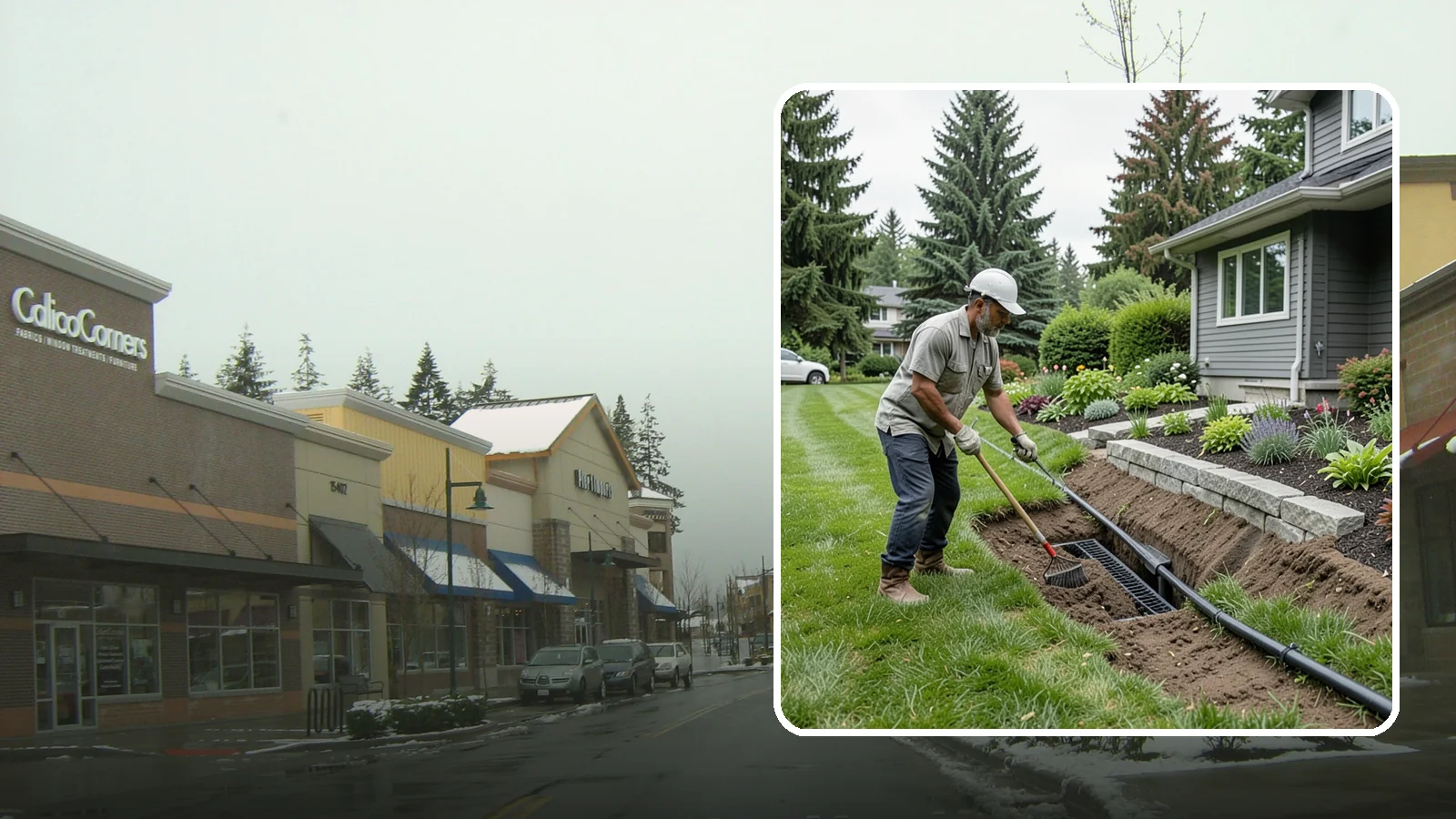 Footing Drain Installation in Mill Creek, Snohomish County, WA - We install perimeter footing drains around your foundation to collect subsurface water and keep it away from basement and...