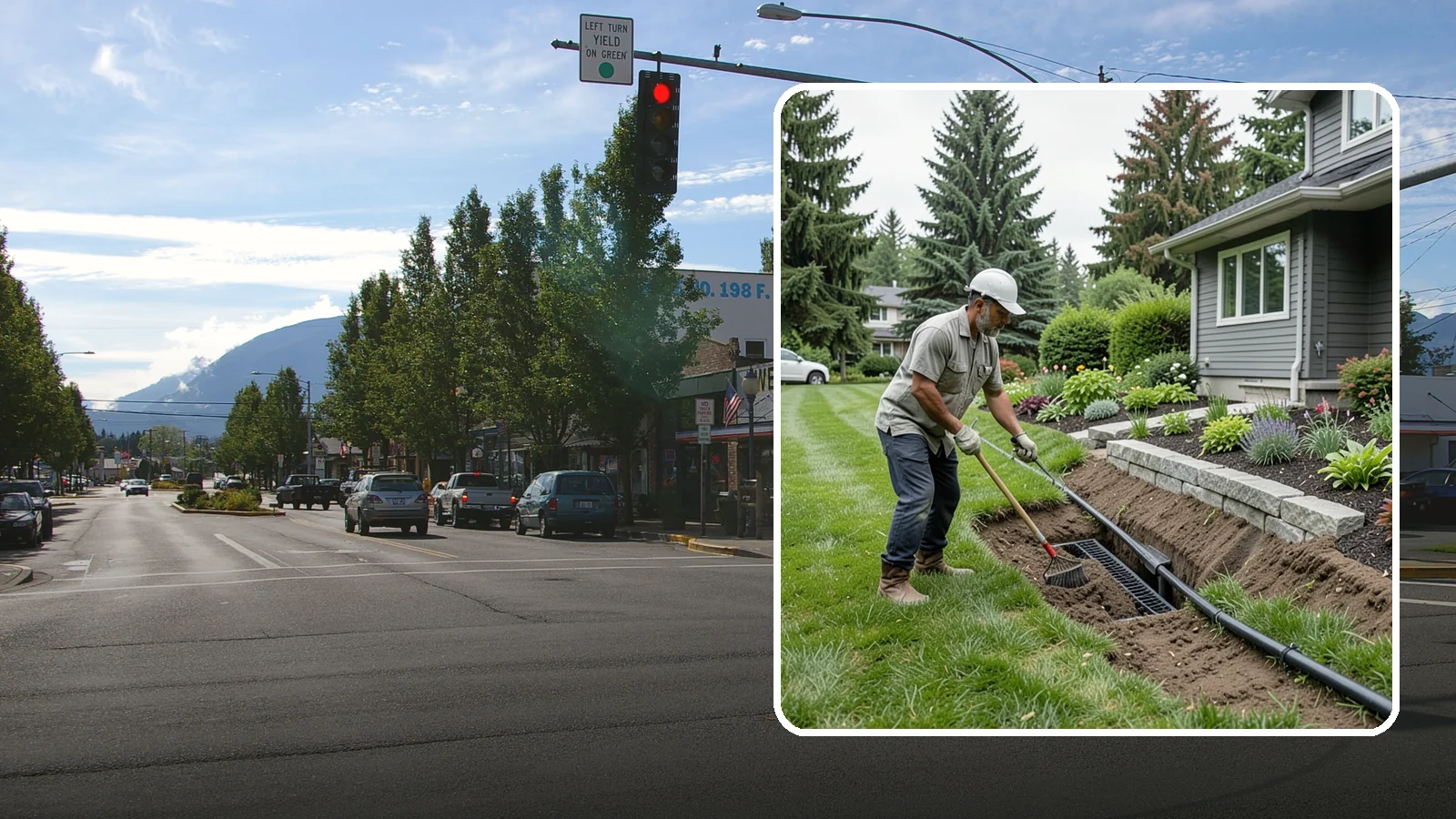 Footing Drain Installation in North Bend, King County, WA - We install perimeter footing drains around your foundation to collect subsurface water and keep it away from basement and...