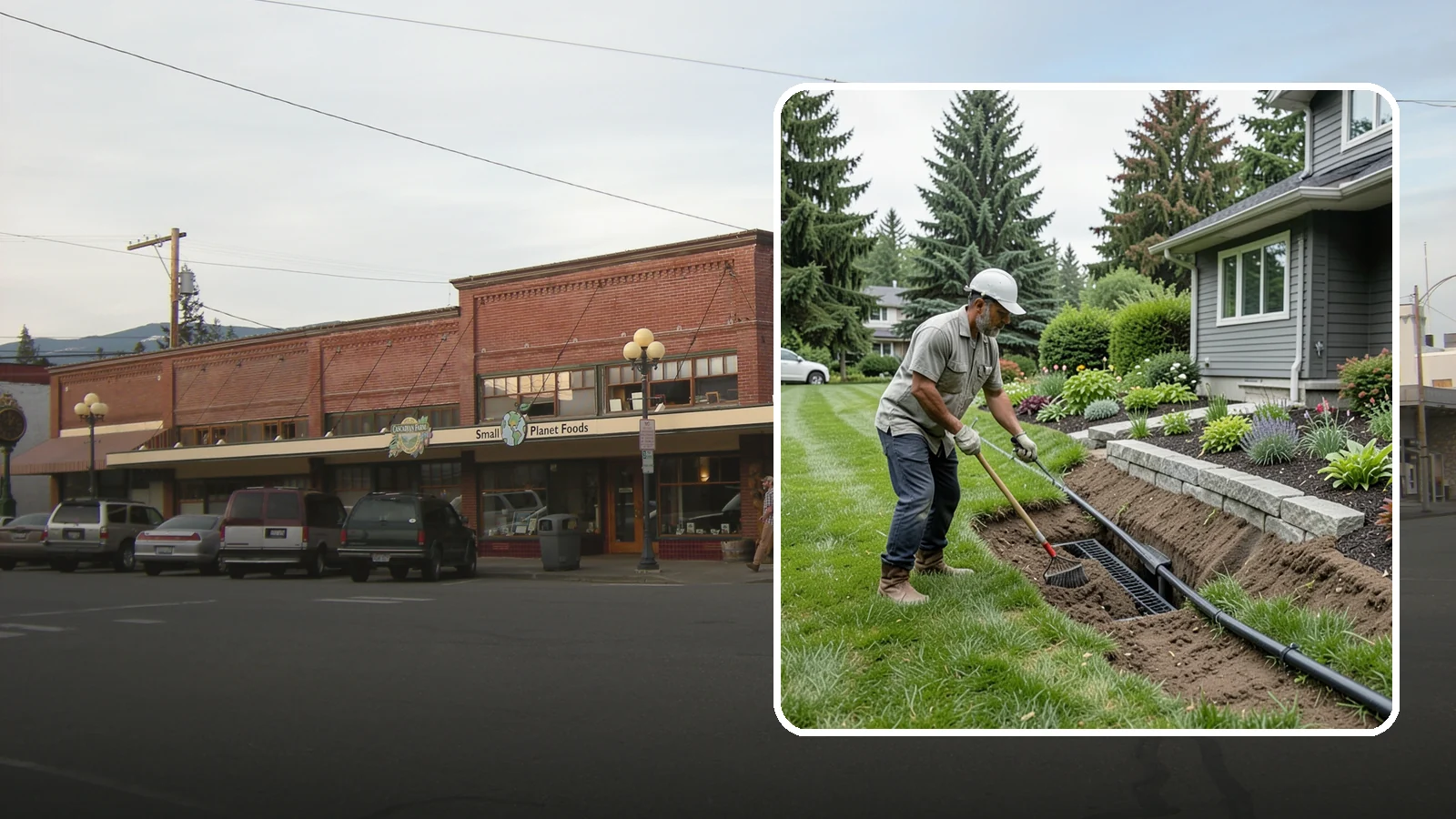 Footing Drain Installation in Sedro-Woolley, Skagit County, WA - We install perimeter footing drains around your foundation to collect subsurface water and keep it away from basement and...