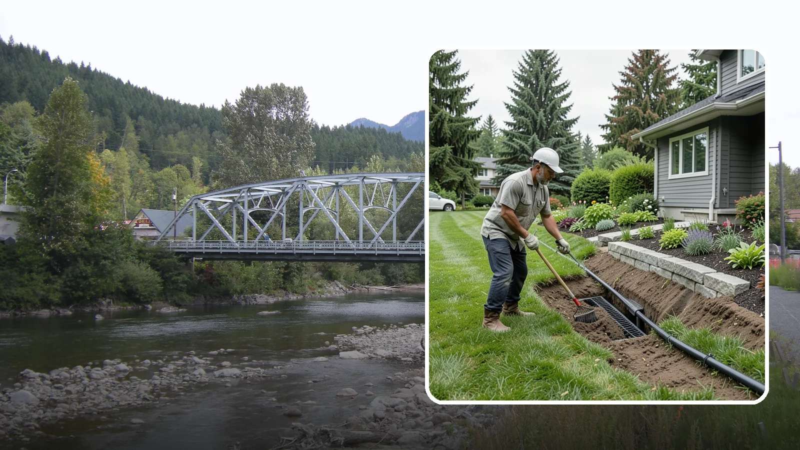 Footing Drain Installation in Skykomish, King County, WA - We install perimeter footing drains around your foundation to collect subsurface water and keep it away from basement and...