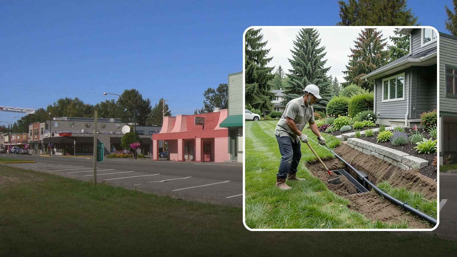 Footing Drain Installation in Snoqualmie, King County, WA - We install perimeter footing drains around your foundation to collect subsurface water and keep it away from basement and...