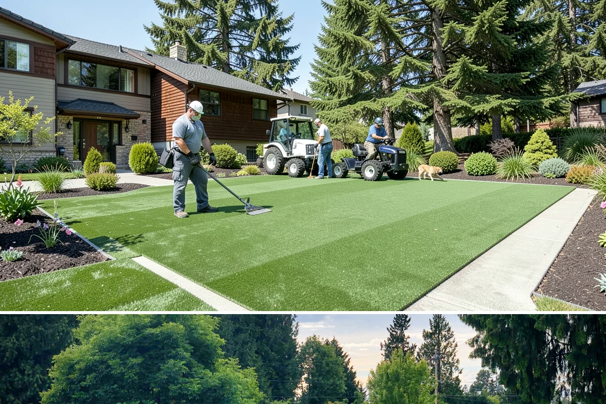 Formal Hedge Trimming in Bonney Lake, Pierce County, WA - Shape in late spring and again in mid-to-late summer to keep formal lines crisp through the growing season.