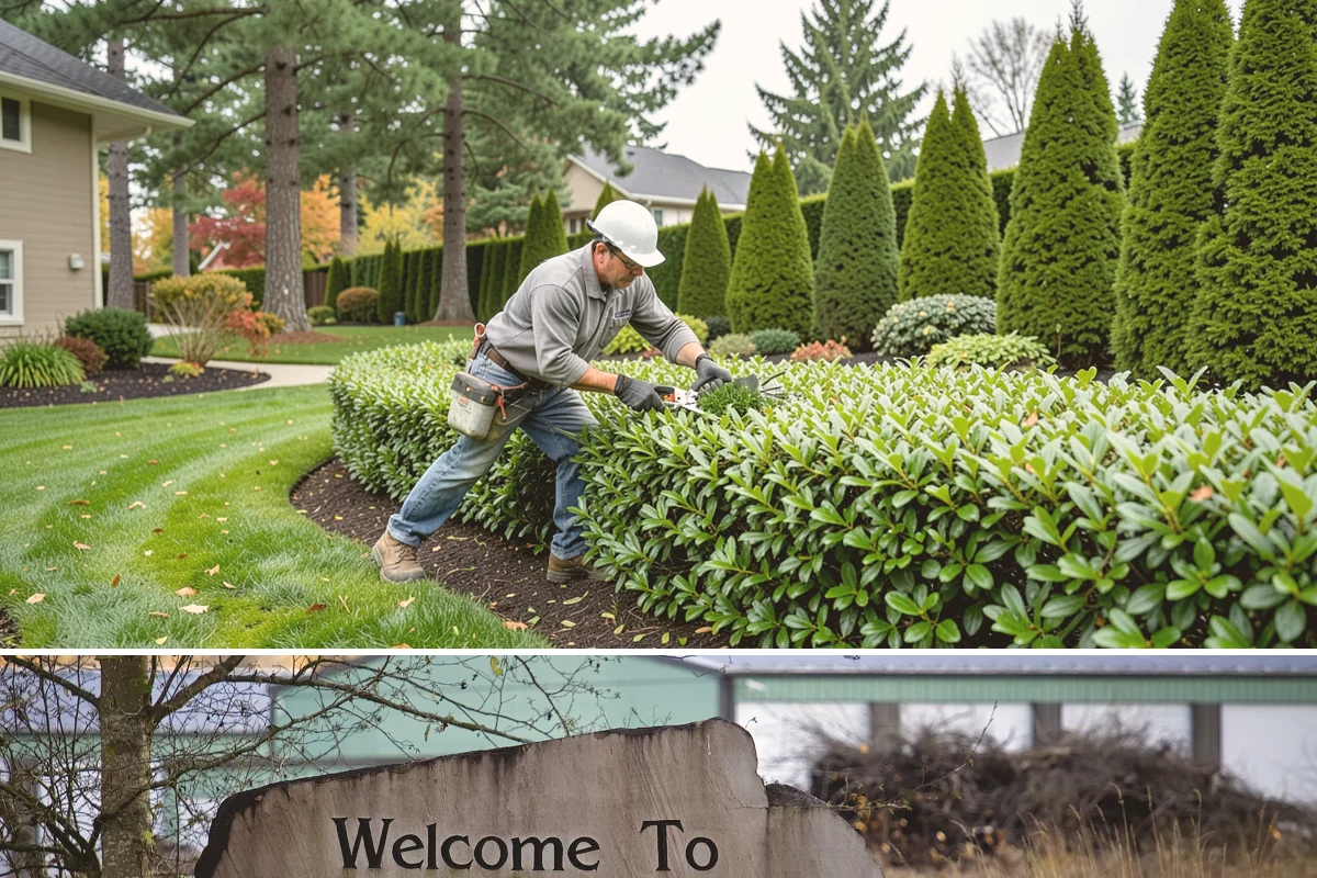 Formal Hedge Trimming in Buckley, Pierce County, WA - Shape in late spring and again in mid-to-late summer to keep formal lines crisp through the growing season.