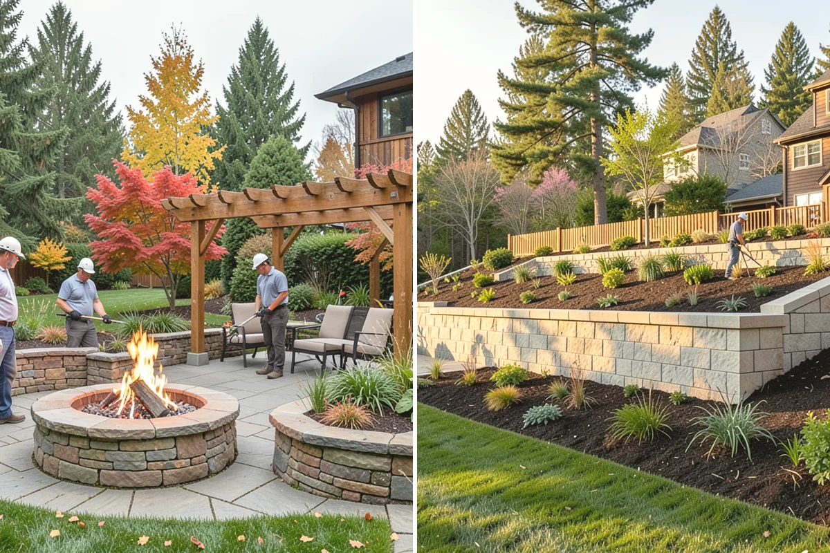Formal Hedge Trimming in Carnation, King County, WA - Set string lines and reference points for level cuts