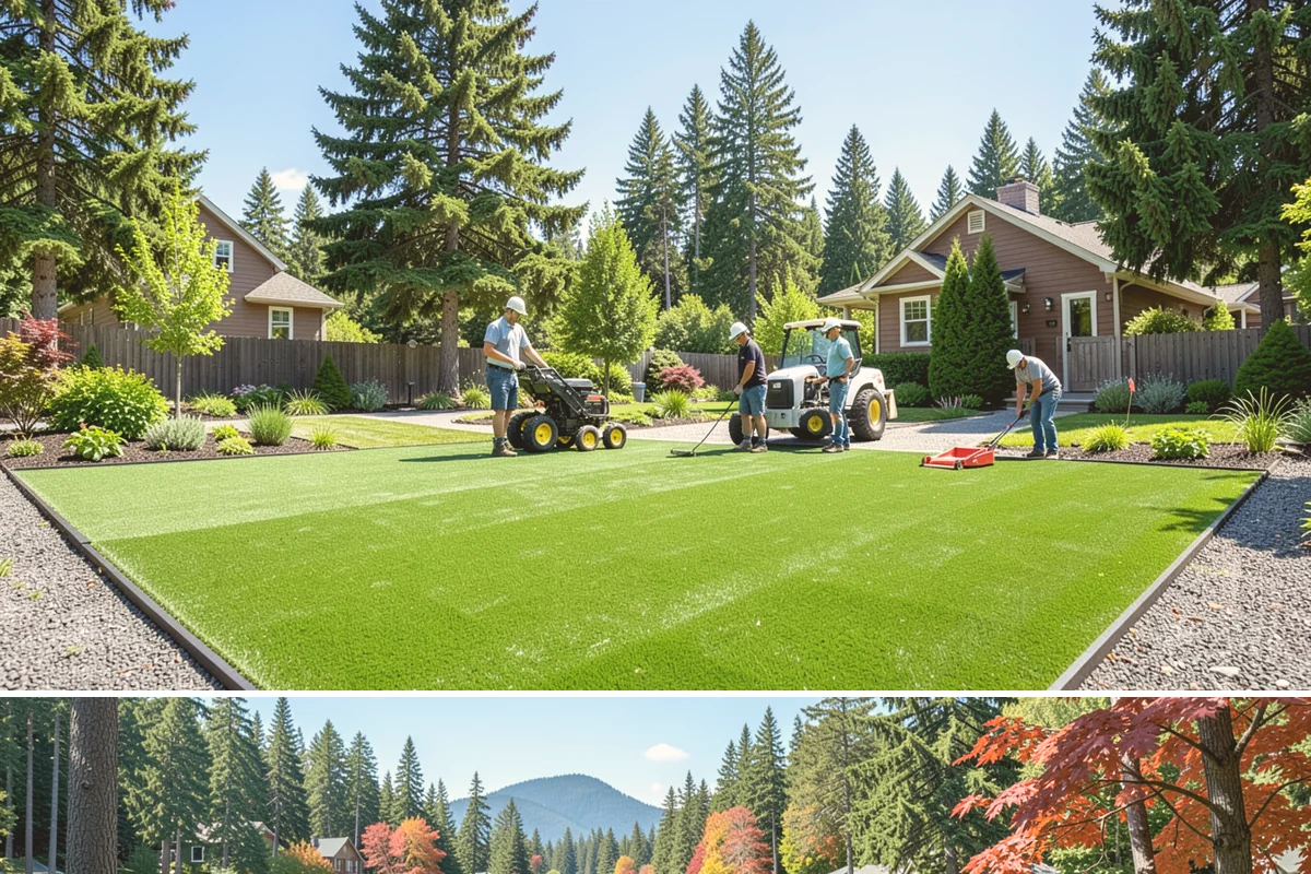Formal Hedge Trimming in Covington, King County, WA - Shape in late spring and again in mid-to-late summer to keep formal lines crisp through the growing season.