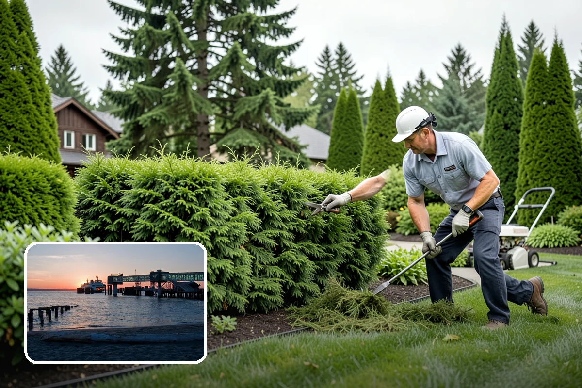 Formal Hedge Trimming in Edmonds, Snohomish County, WA - Delivers crisp, level, geometric lines
