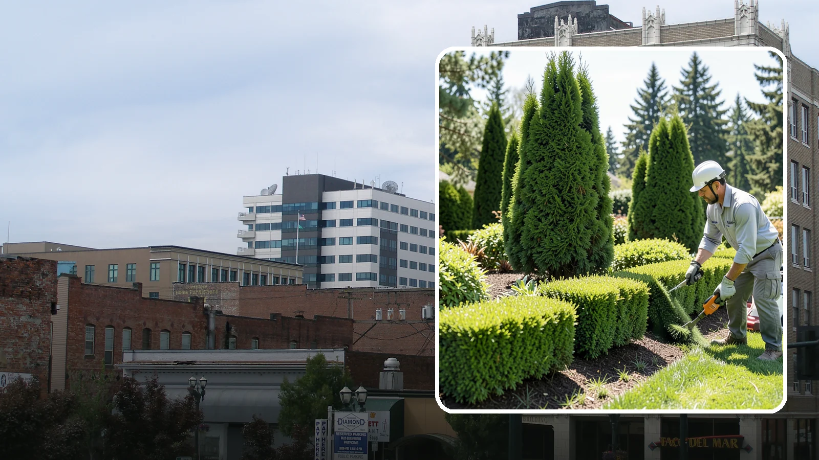 Formal Hedge Trimming in Everett, Snohomish County, WA - Precision formal hedge trimming that delivers the crisp, level lines and sharp geometry a manicured landscape demands.