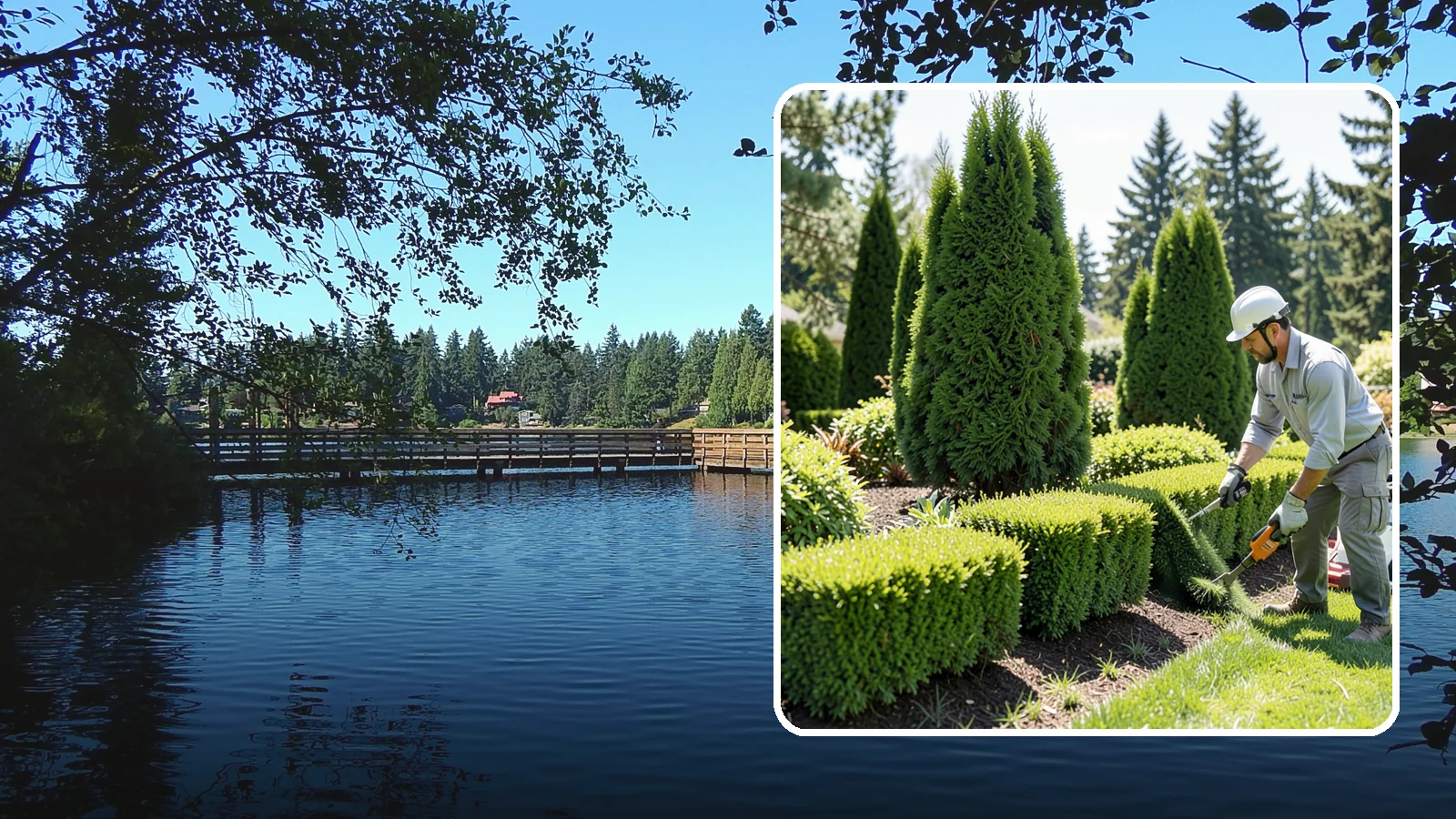 Formal Hedge Trimming in Federal Way, King County, WA - Precision formal hedge trimming that delivers the crisp, level lines and sharp geometry a manicured landscape demands.