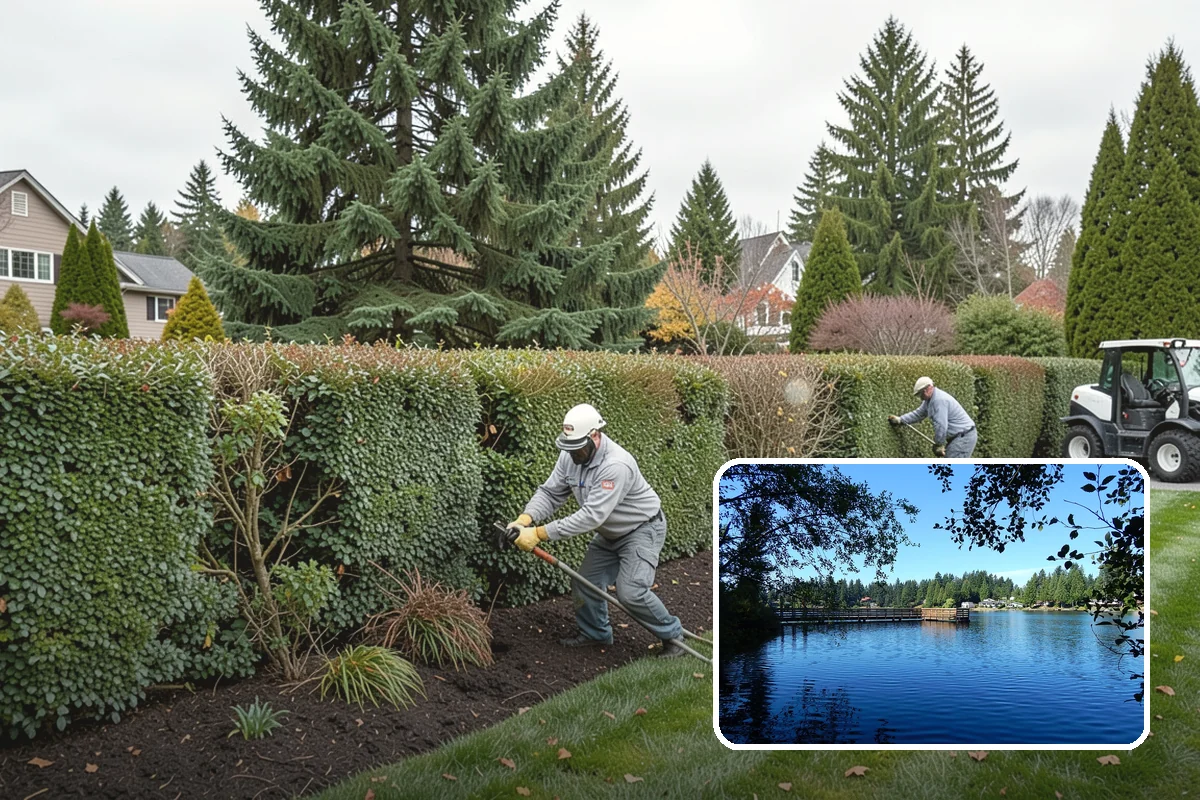 Formal Hedge Trimming in Federal Way, King County, WA - Delivers crisp, level, geometric lines