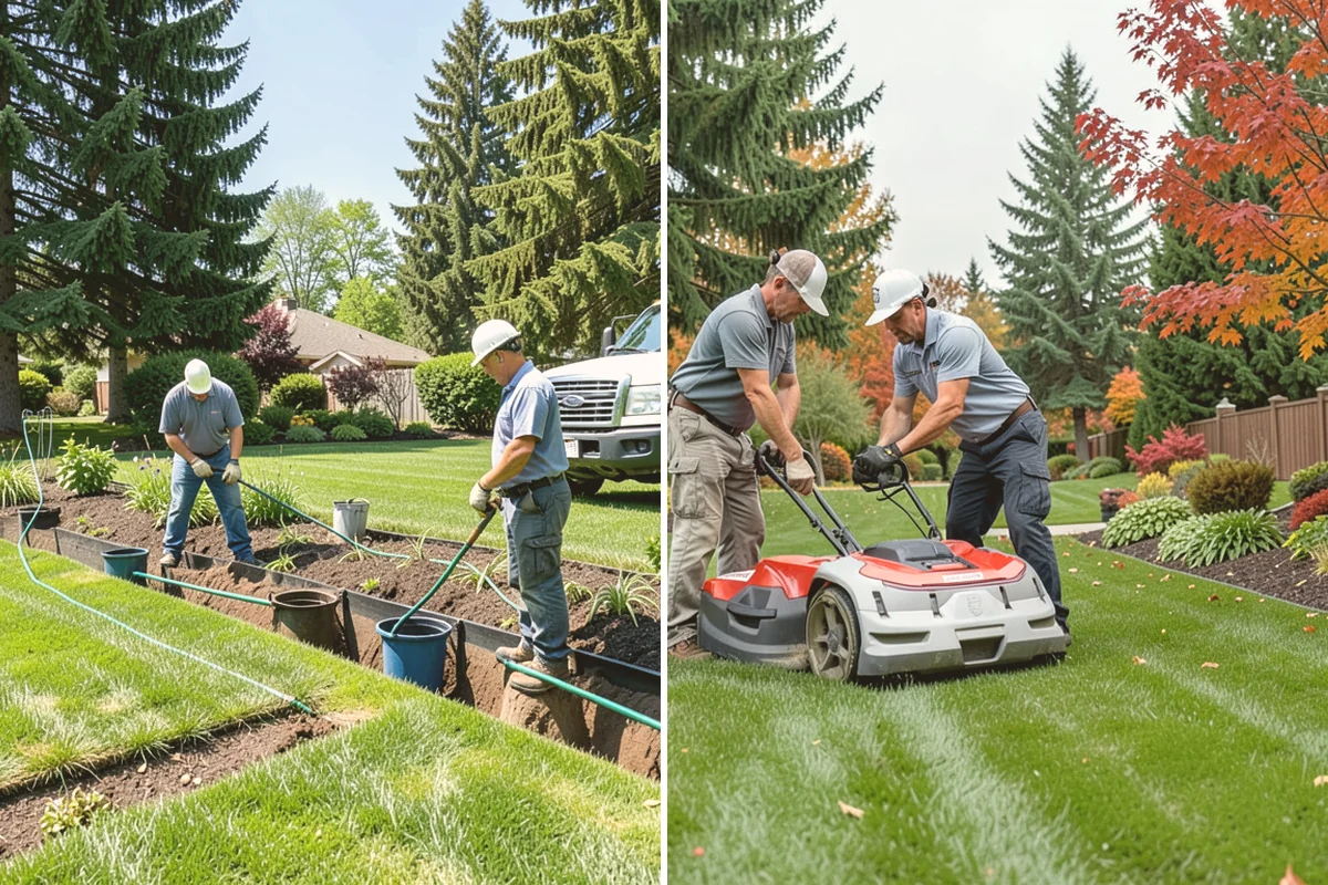 Formal Hedge Trimming in Index, Snohomish County, WA - Set string lines and reference points for level cuts