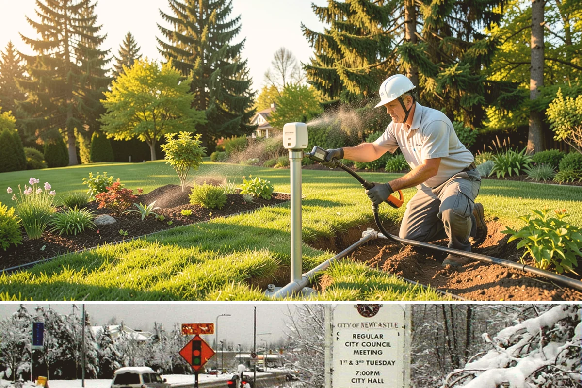 Formal Hedge Trimming in Newcastle, King County, WA - Shape in late spring and again in mid-to-late summer to keep formal lines crisp through the growing season.