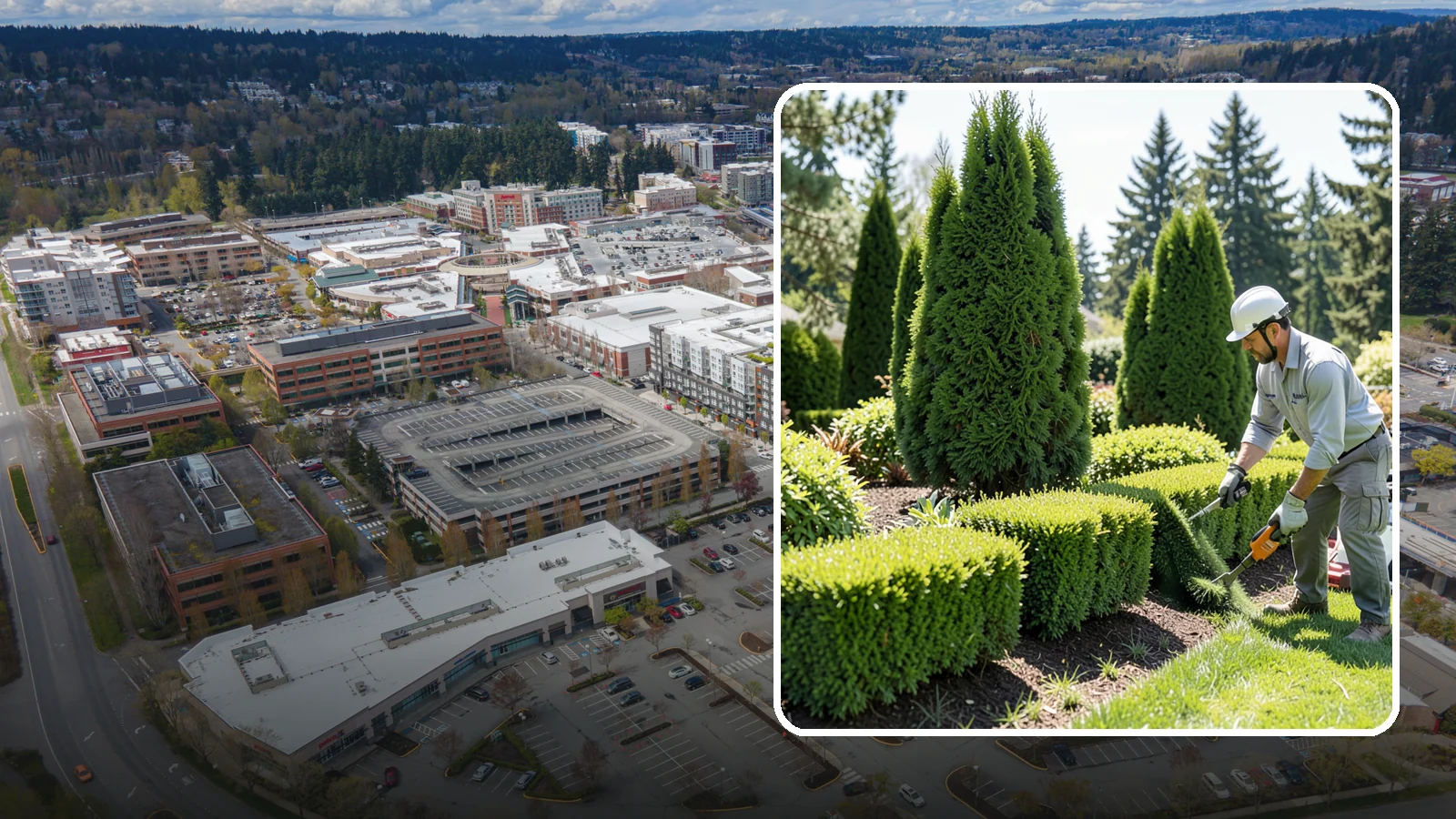 Formal Hedge Trimming in Redmond, King County, WA - Precision formal hedge trimming that delivers the crisp, level lines and sharp geometry a manicured landscape demands.