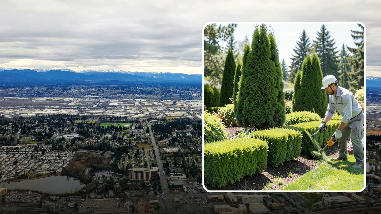 Formal Hedge Trimming in SeaTac, King County, WA - Precision formal hedge trimming that delivers the crisp, level lines and sharp geometry a manicured landscape demands.
