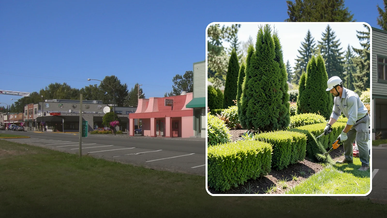 Formal Hedge Trimming in Snoqualmie, King County, WA - Precision formal hedge trimming that delivers the crisp, level lines and sharp geometry a manicured landscape demands.