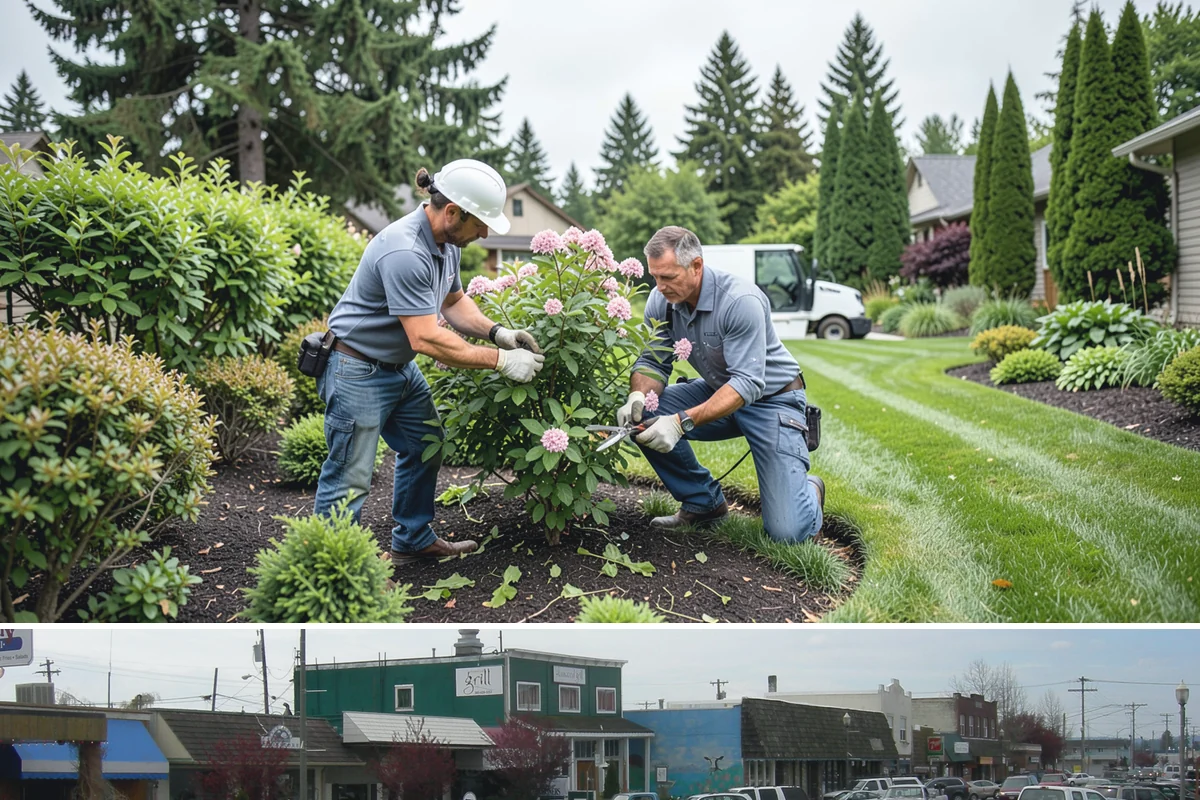 Formal Hedge Trimming in Stanwood, Snohomish County, WA - Shape in late spring and again in mid-to-late summer to keep formal lines crisp through the growing season.
