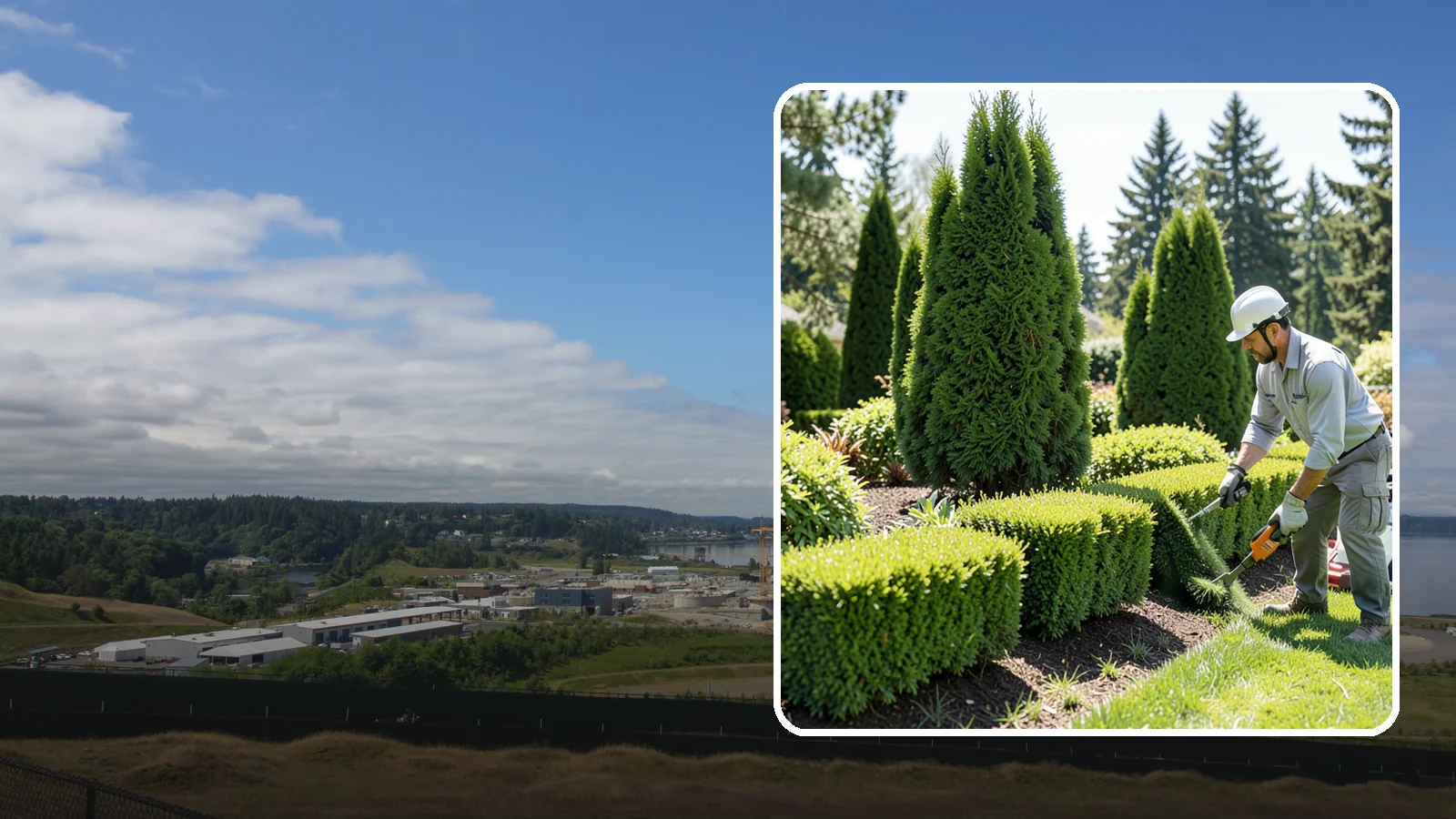 Formal Hedge Trimming in University Place, Pierce County, WA - Precision formal hedge trimming that delivers the crisp, level lines and sharp geometry a manicured landscape demands.