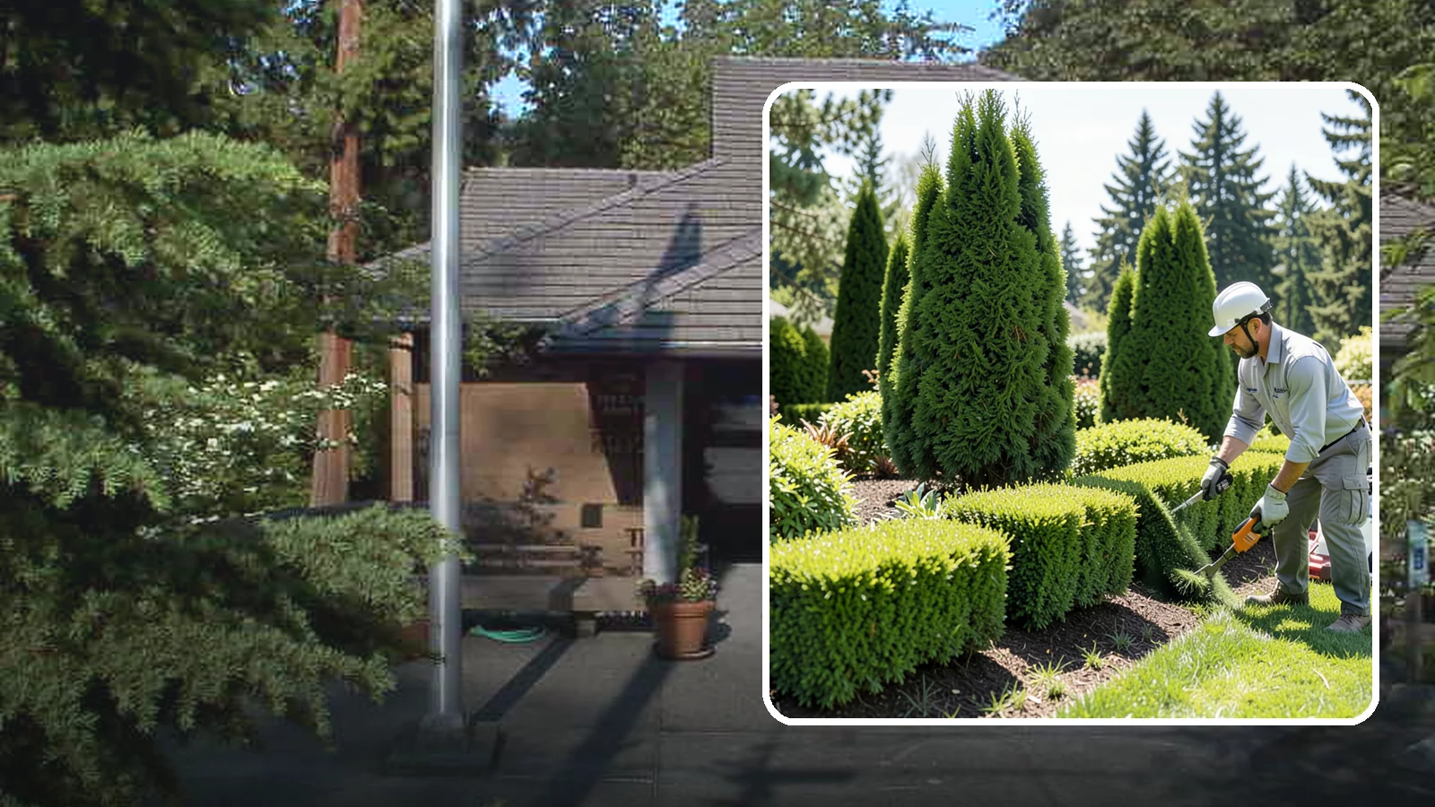 Formal Hedge Trimming in Yarrow Point, King County, WA - Precision formal hedge trimming that delivers the crisp, level lines and sharp geometry a manicured landscape demands.