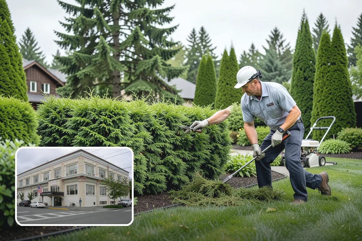 Forsythia Pruning in Anacortes, Skagit County, WA - Protects next spring's golden blooms by pruning right after flowering